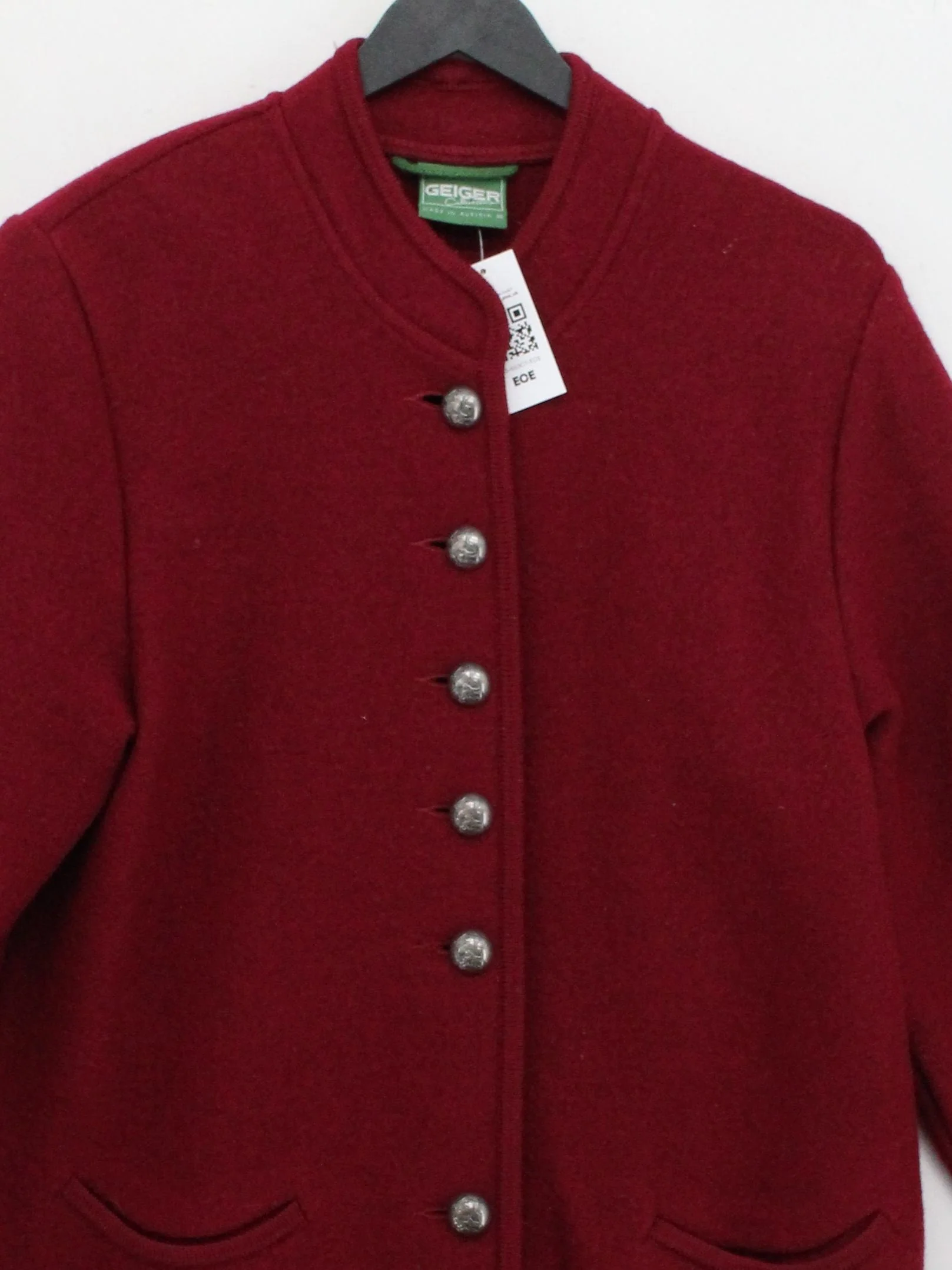 Geiger Collections Overcoat jacket red - Image 3