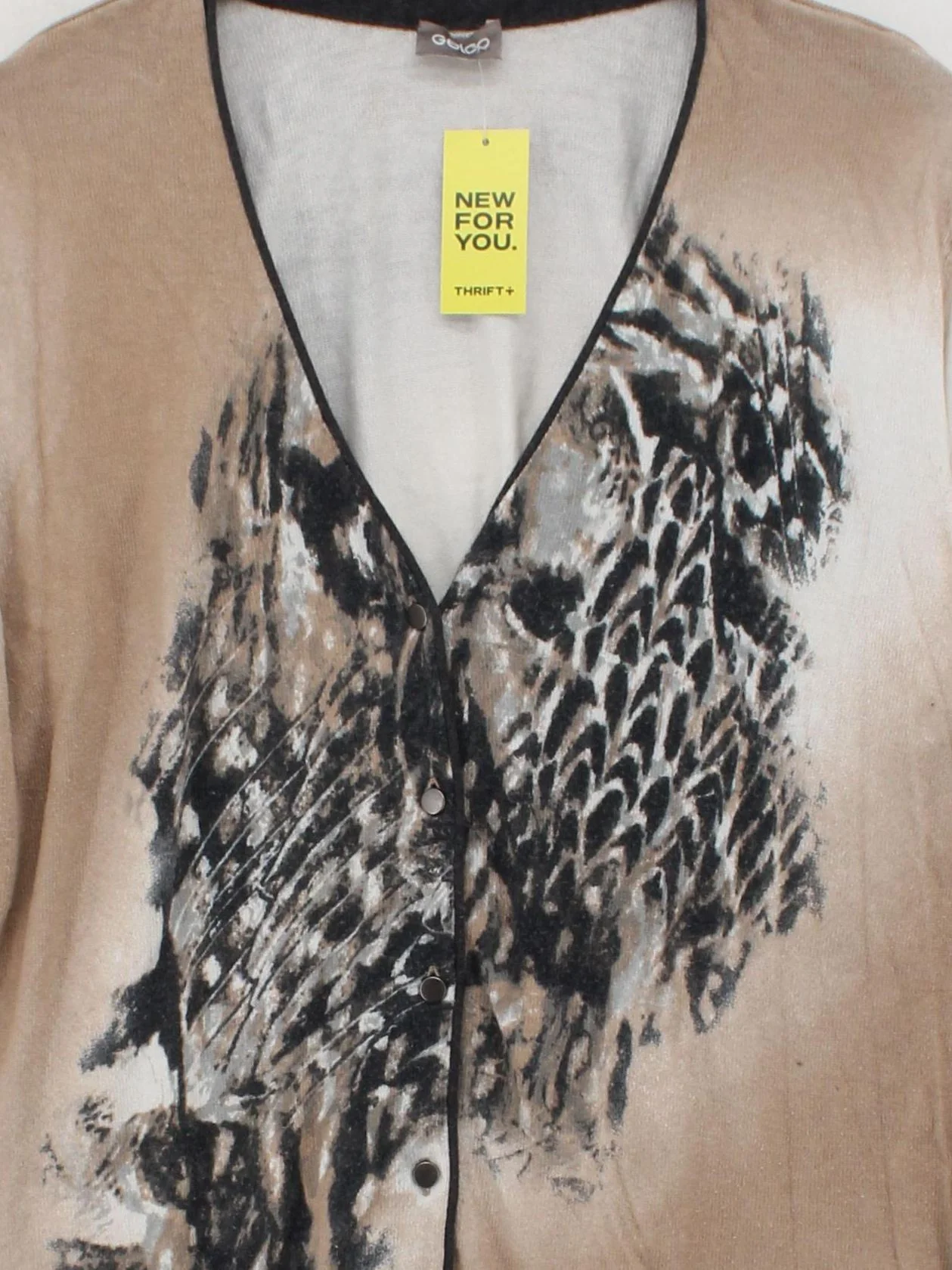 Gelco Women's Cardigan UK 20 Multi Viscose - Image 3