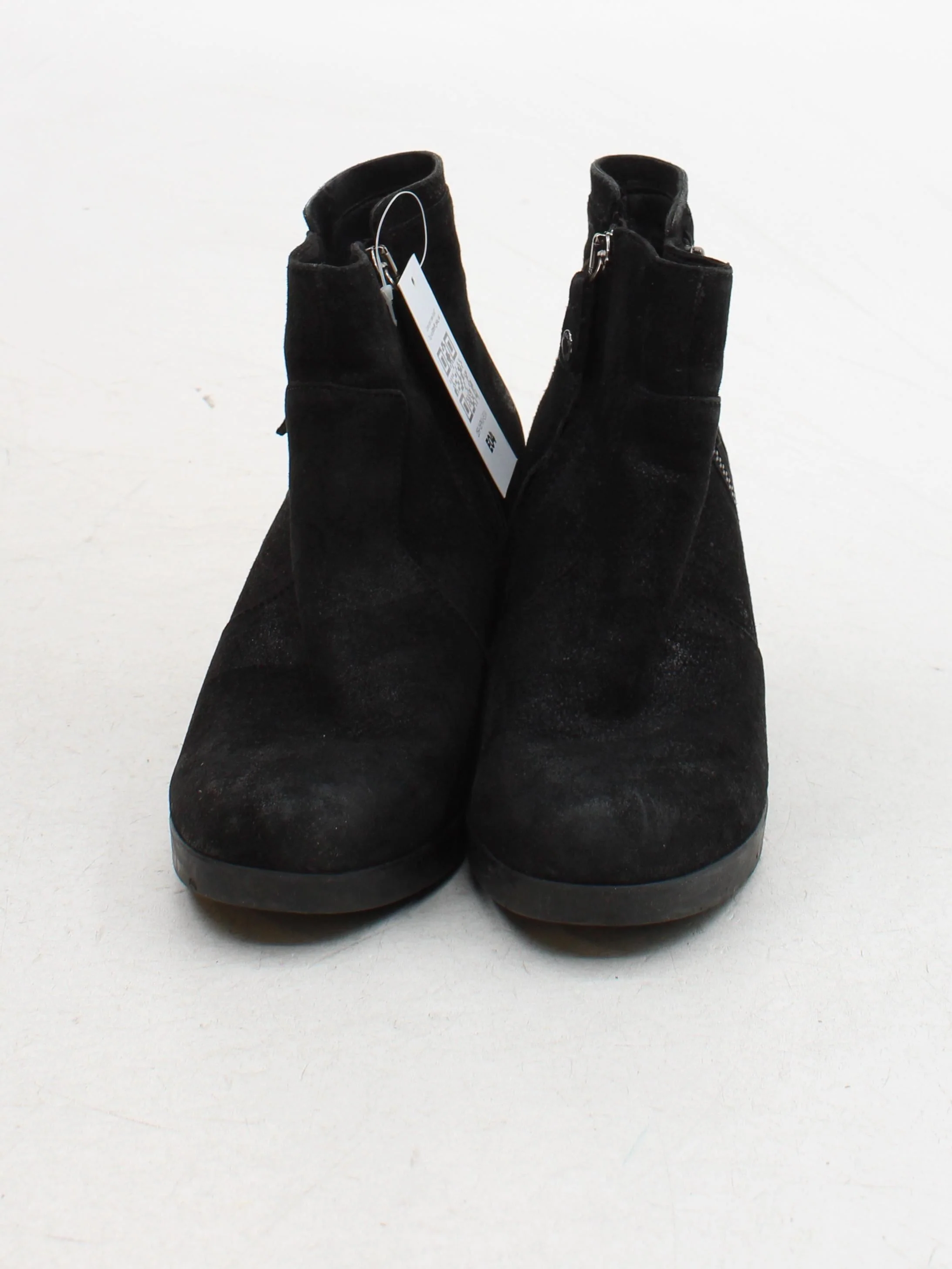 Geox Women's Boots UK 5 Black 100% Suede Combat - Image 2