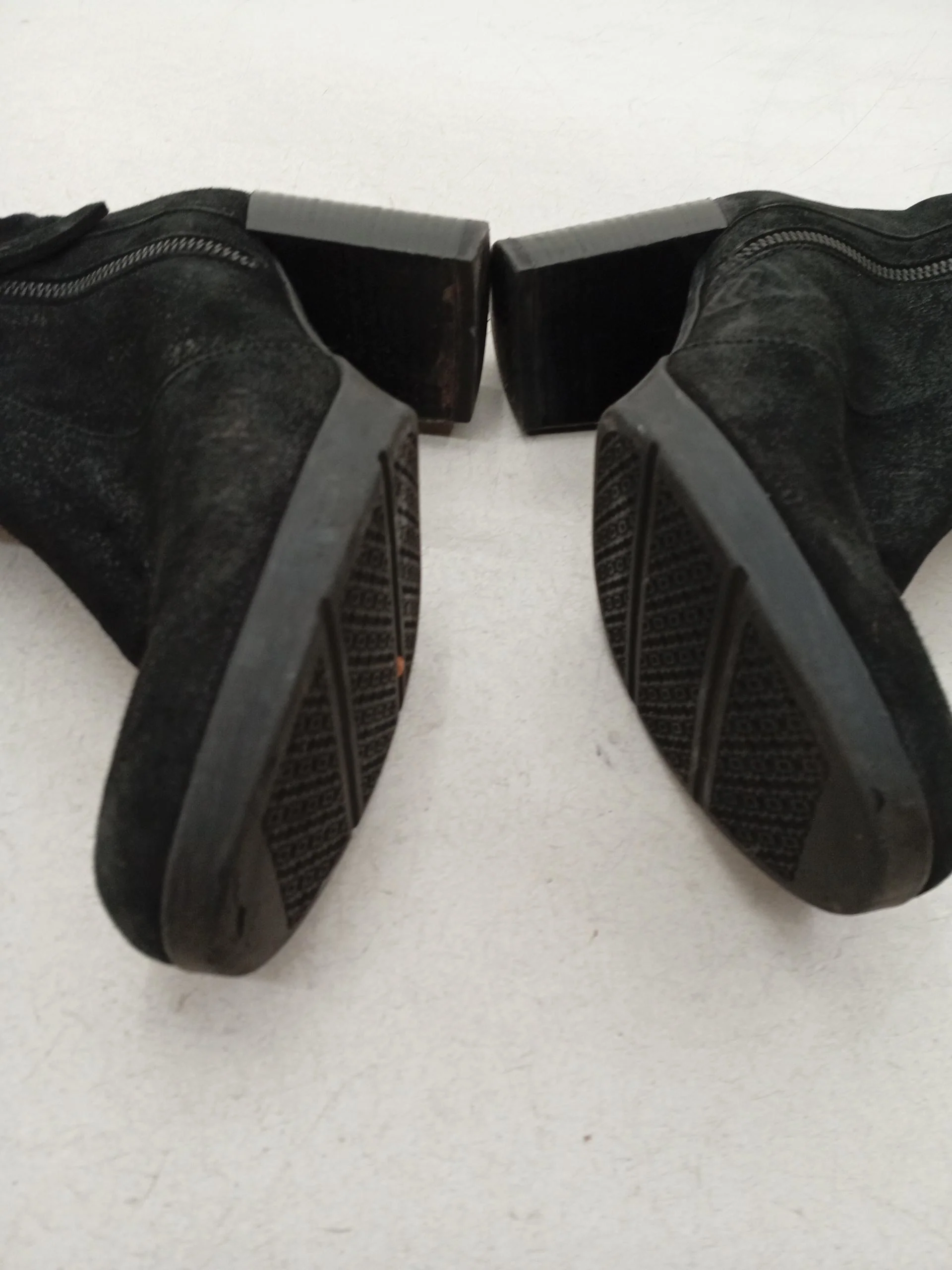 Geox Women's Boots UK 5 Black 100% Suede Combat - Image 7