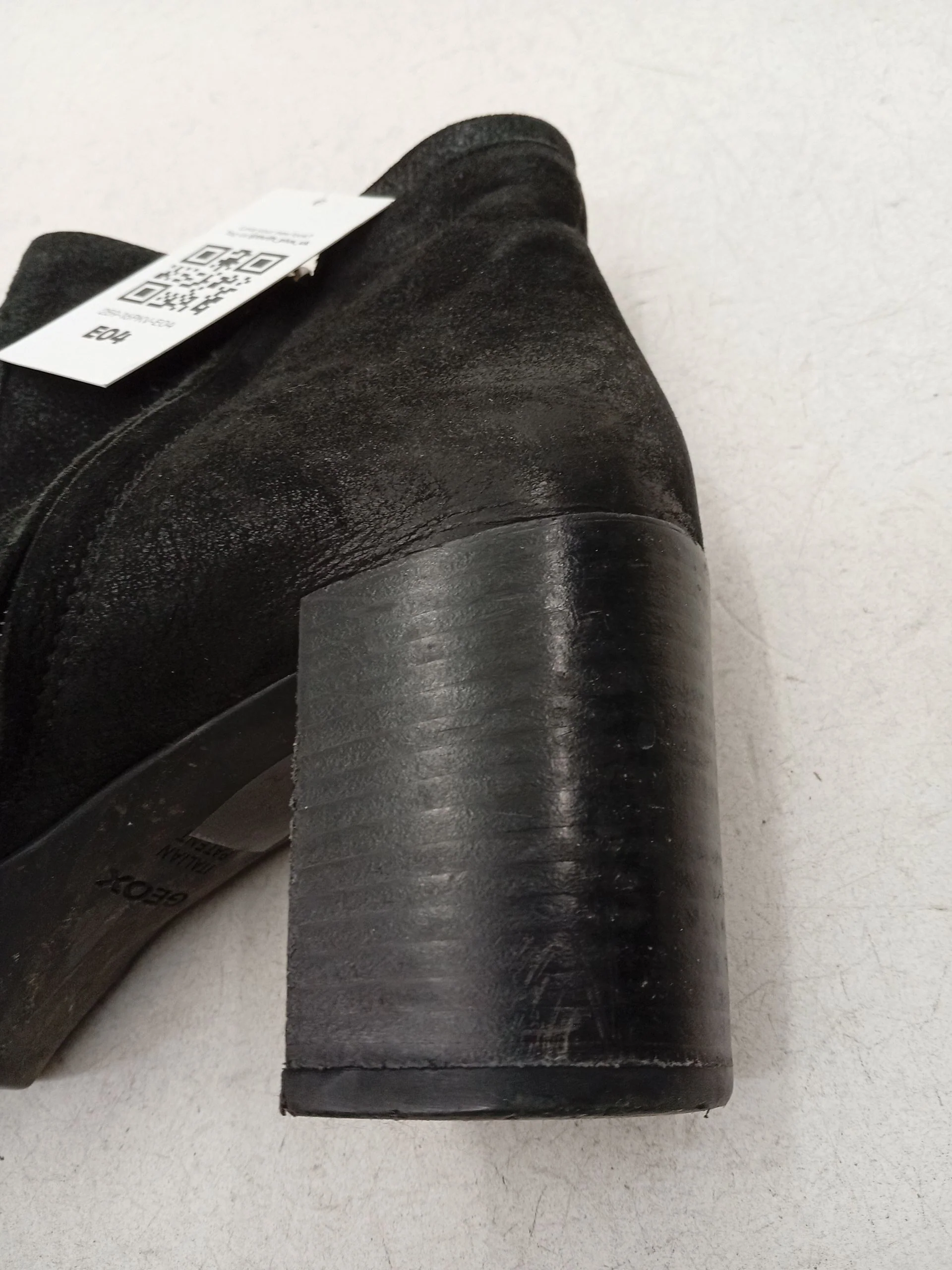 Geox Women's Boots UK 5 Black 100% Suede Combat - Image 9
