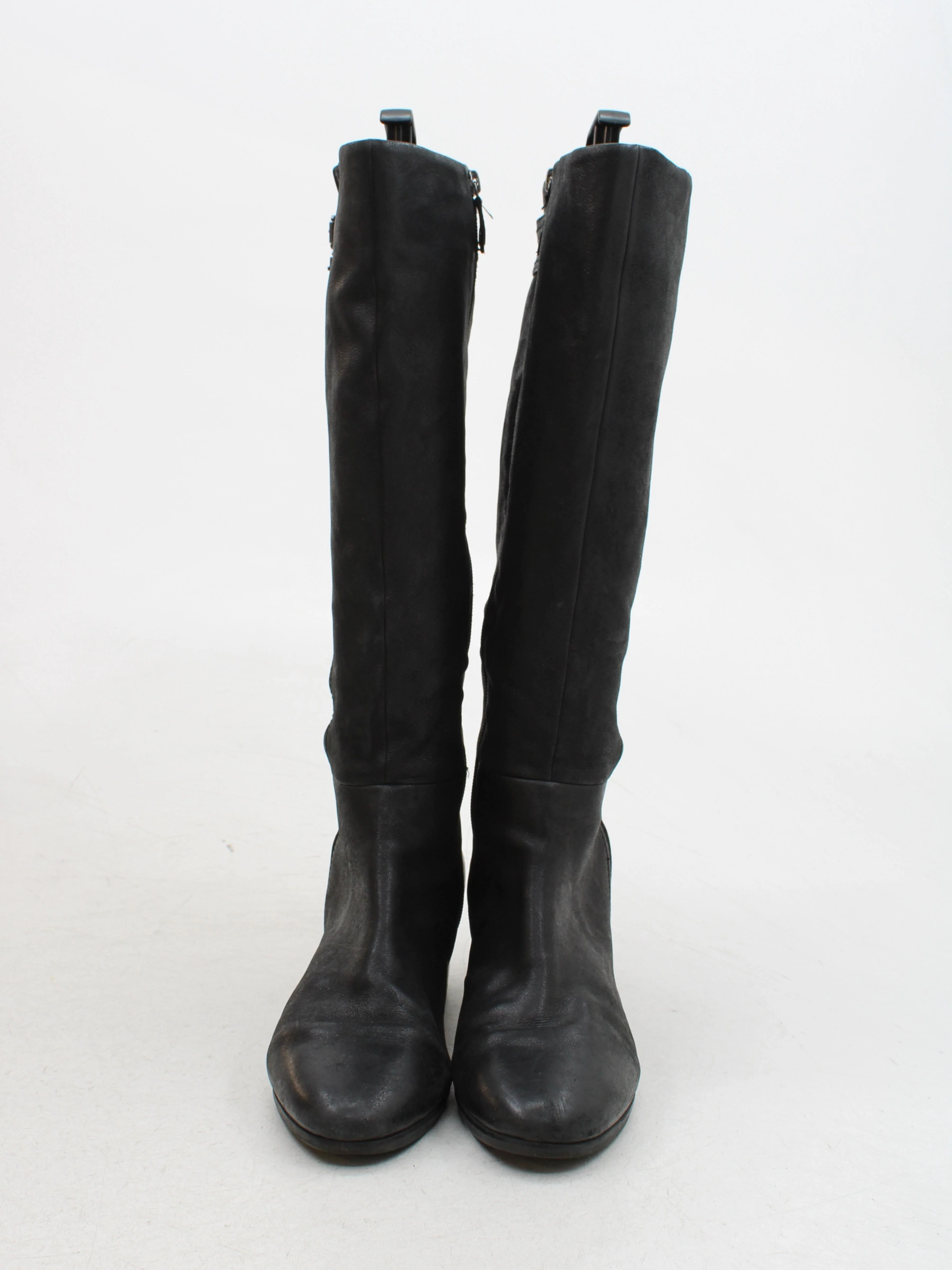 Geox Women's Boots UK 7 Black 100% Leather Riding Boot - Image 2