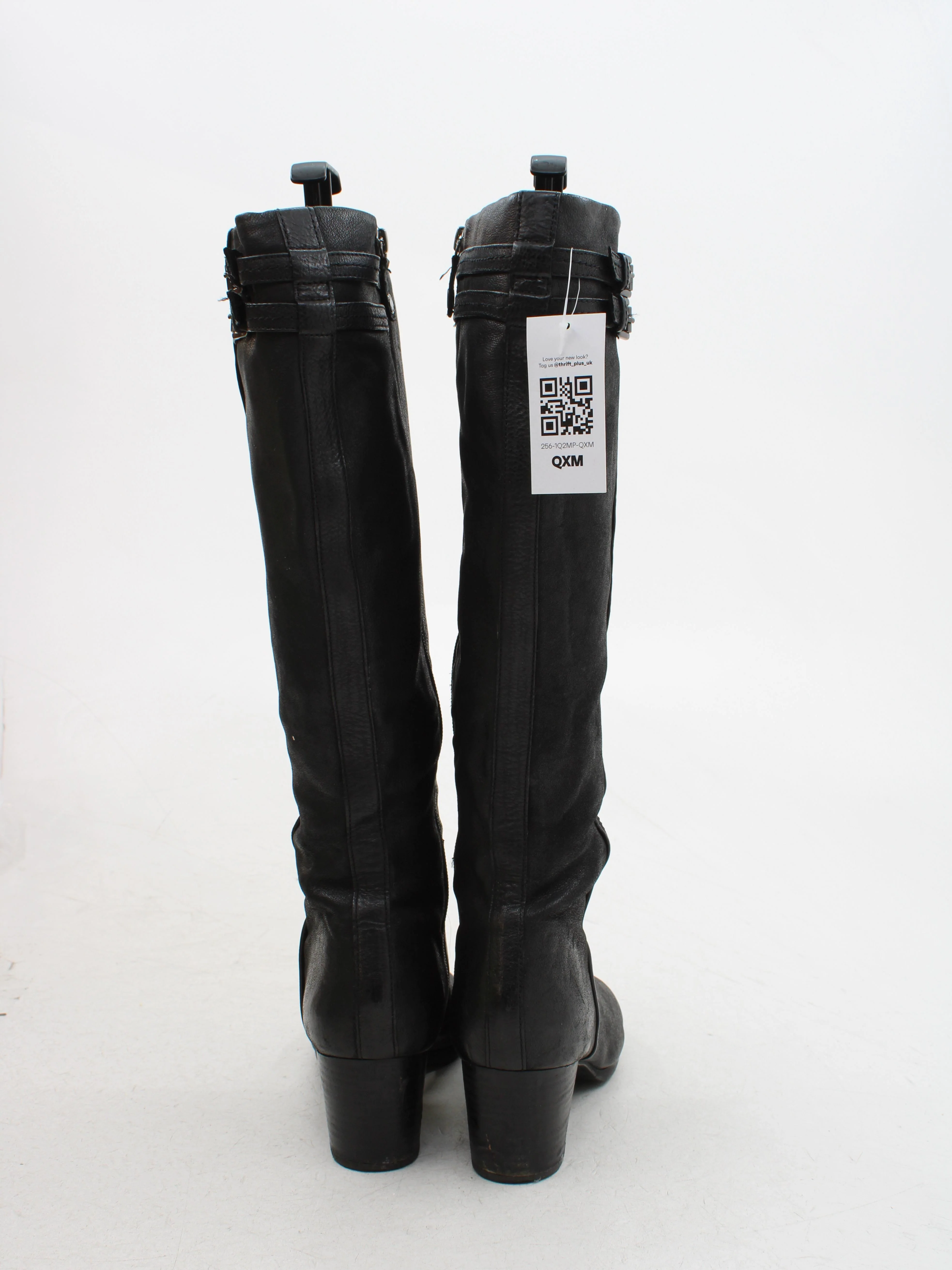 Geox Women's Boots UK 7 Black 100% Leather Riding Boot - Image 3
