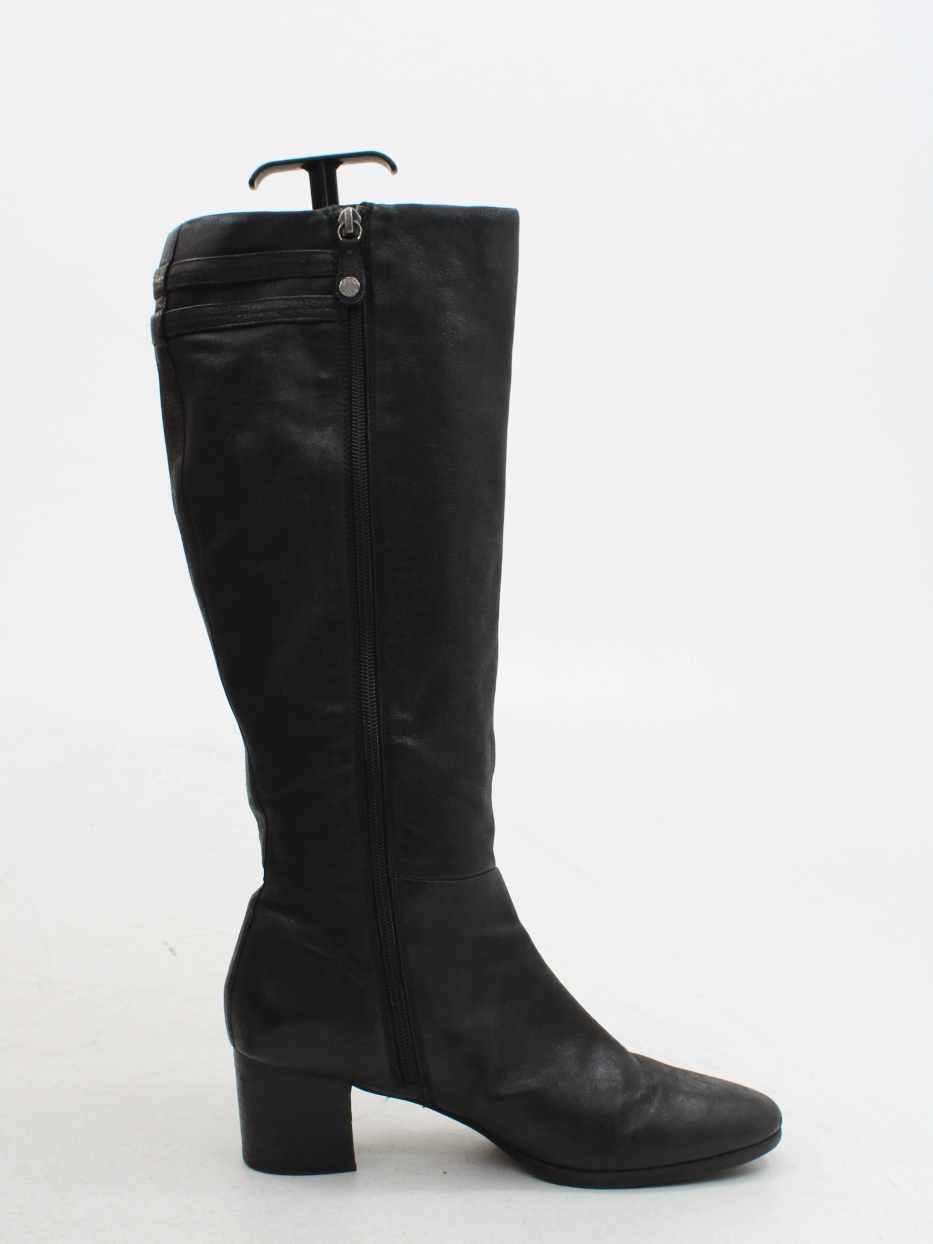 Geox Women's Boots UK 7 Black 100% Leather Riding Boot - Image 5