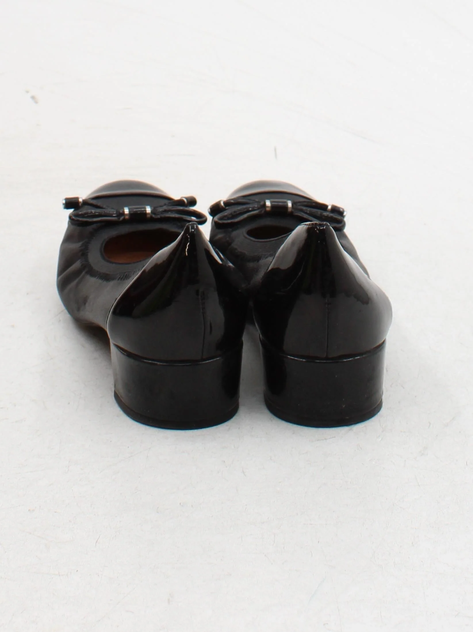 Geox Women's Flat Shoes UK 2 Black 100% Leather Ballet - Image 3