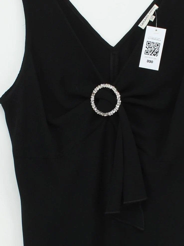 Gerard Darel Slip Midi Dress L in Black - Image 3