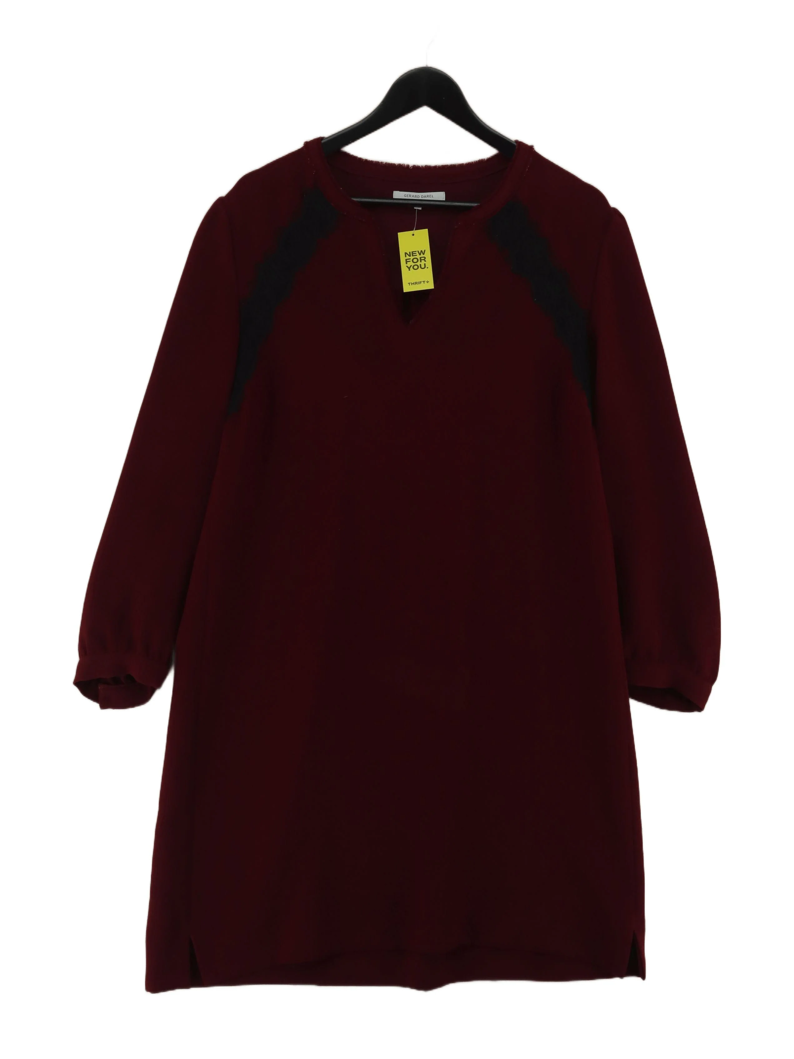 Gerard Darel T-Shirt Mini Dress UK18 in Red