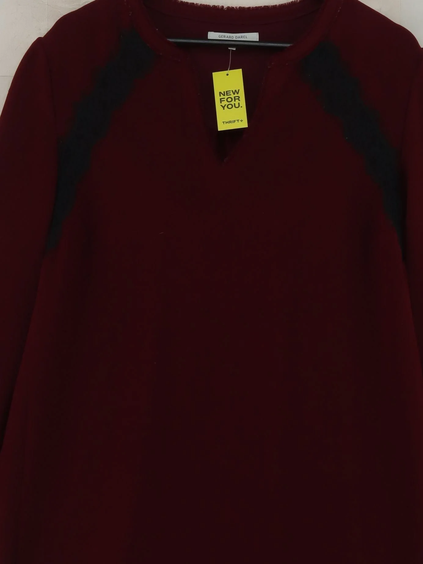 Gerard Darel T-Shirt Mini Dress UK18 in Red - Image 3