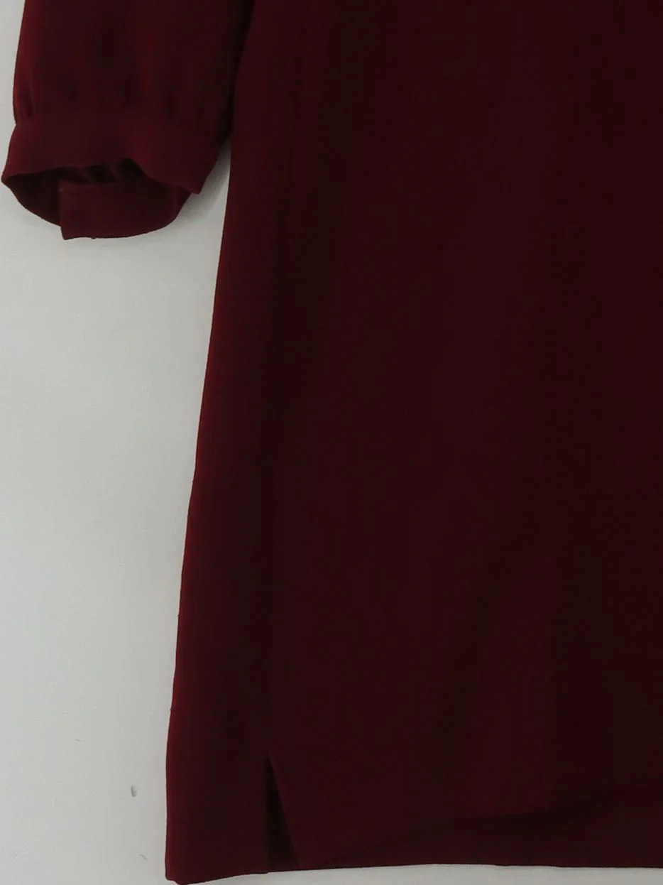 Gerard Darel T-Shirt Mini Dress UK18 in Red - Image 4