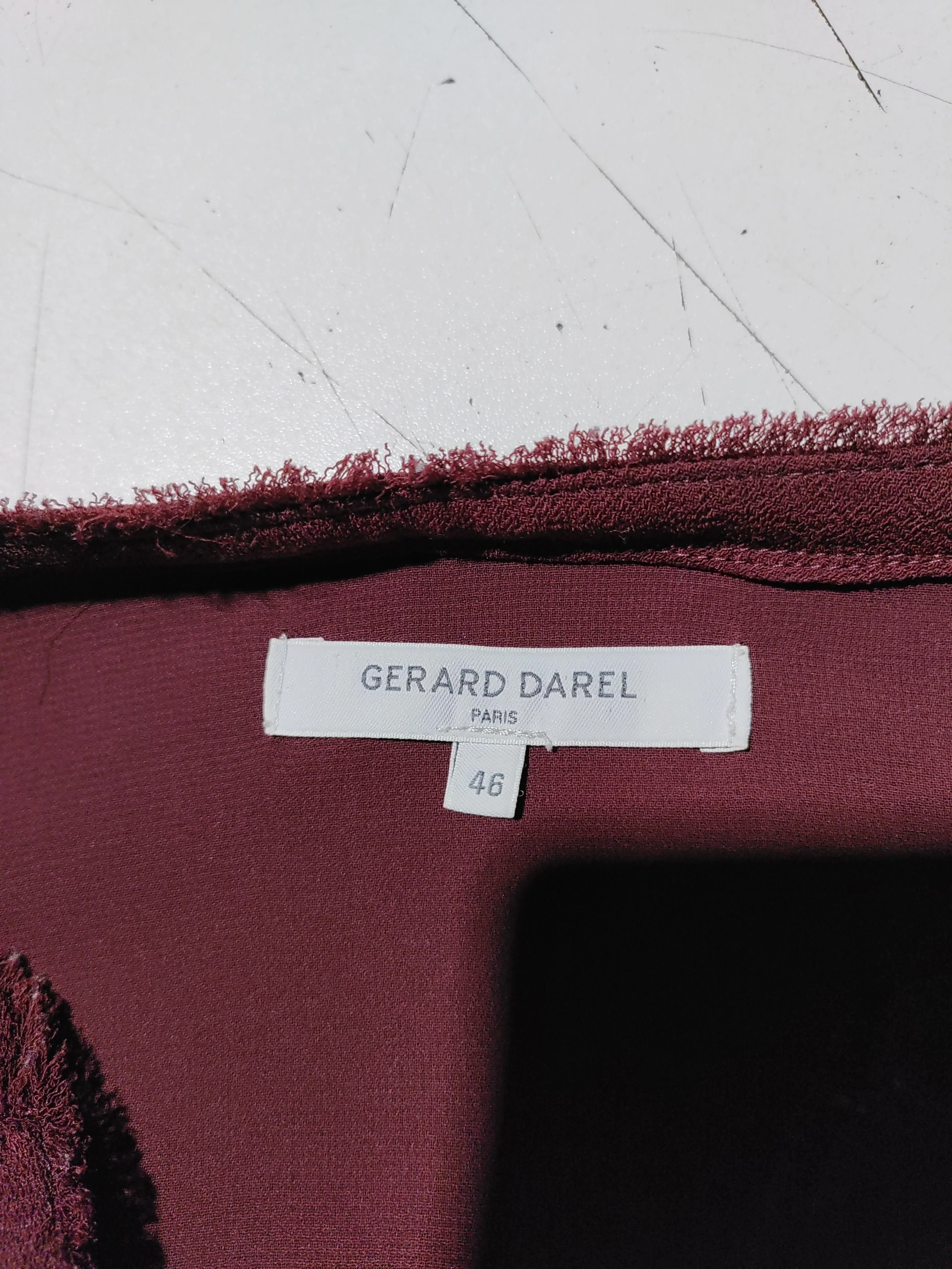 Gerard Darel T-Shirt Mini Dress UK18 in Red - Image 5