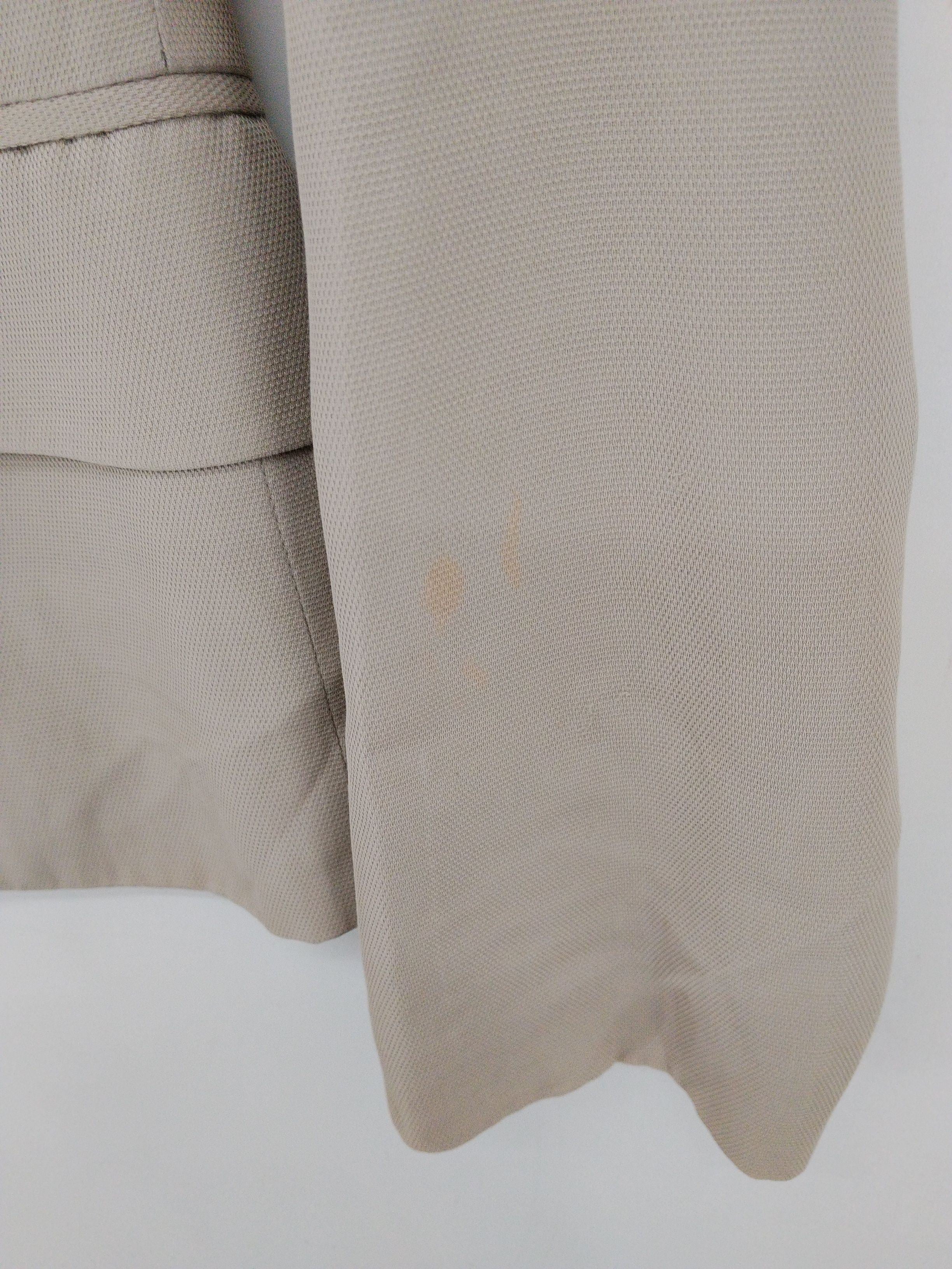 Gerard Darel Women's Blazer UK 10 Cream Viscose with Cotton, Polyester Overcoat - Image 6