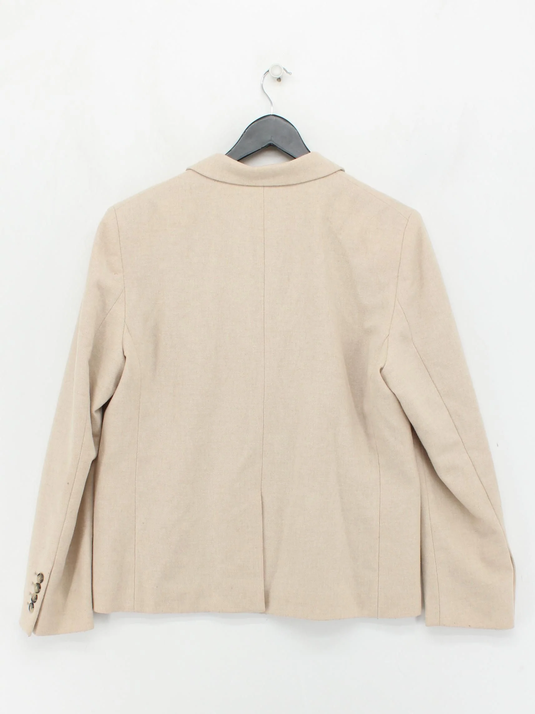 Gerard Darel Women's Blazer UK 12 Cream 100% Other Overcoat - Image 2