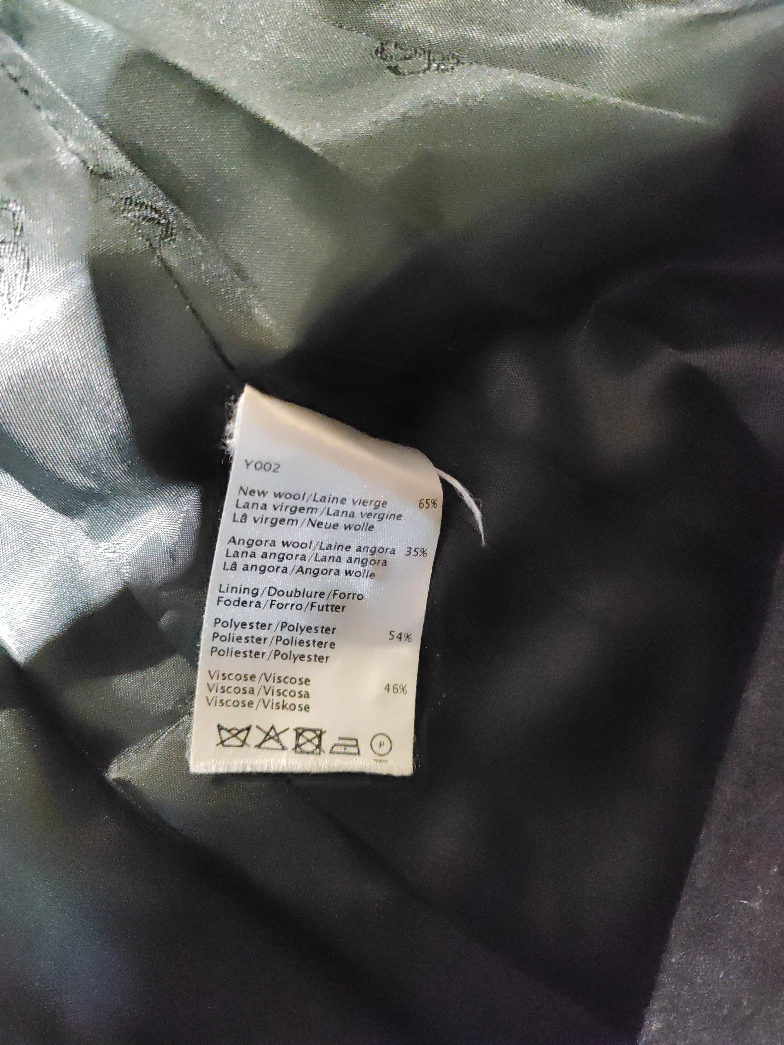 Gerard Darel Women's Coat UK 12 Grey Wool with Angora Overcoat - Image 6