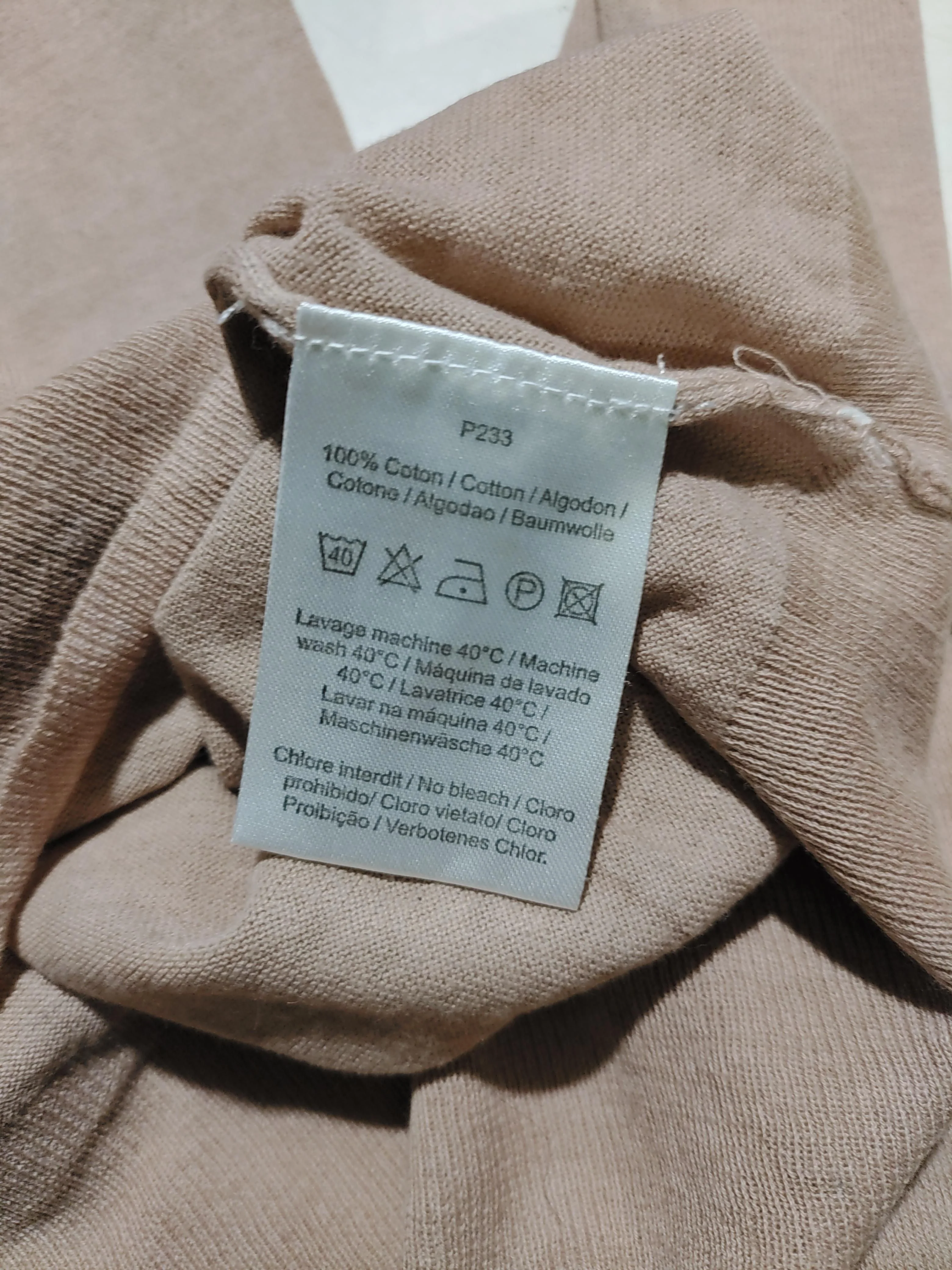 Gerard Darel Women's Jumper UK 4 Tan Graphic 100% Cotton V-Neck Pullover - Image 6