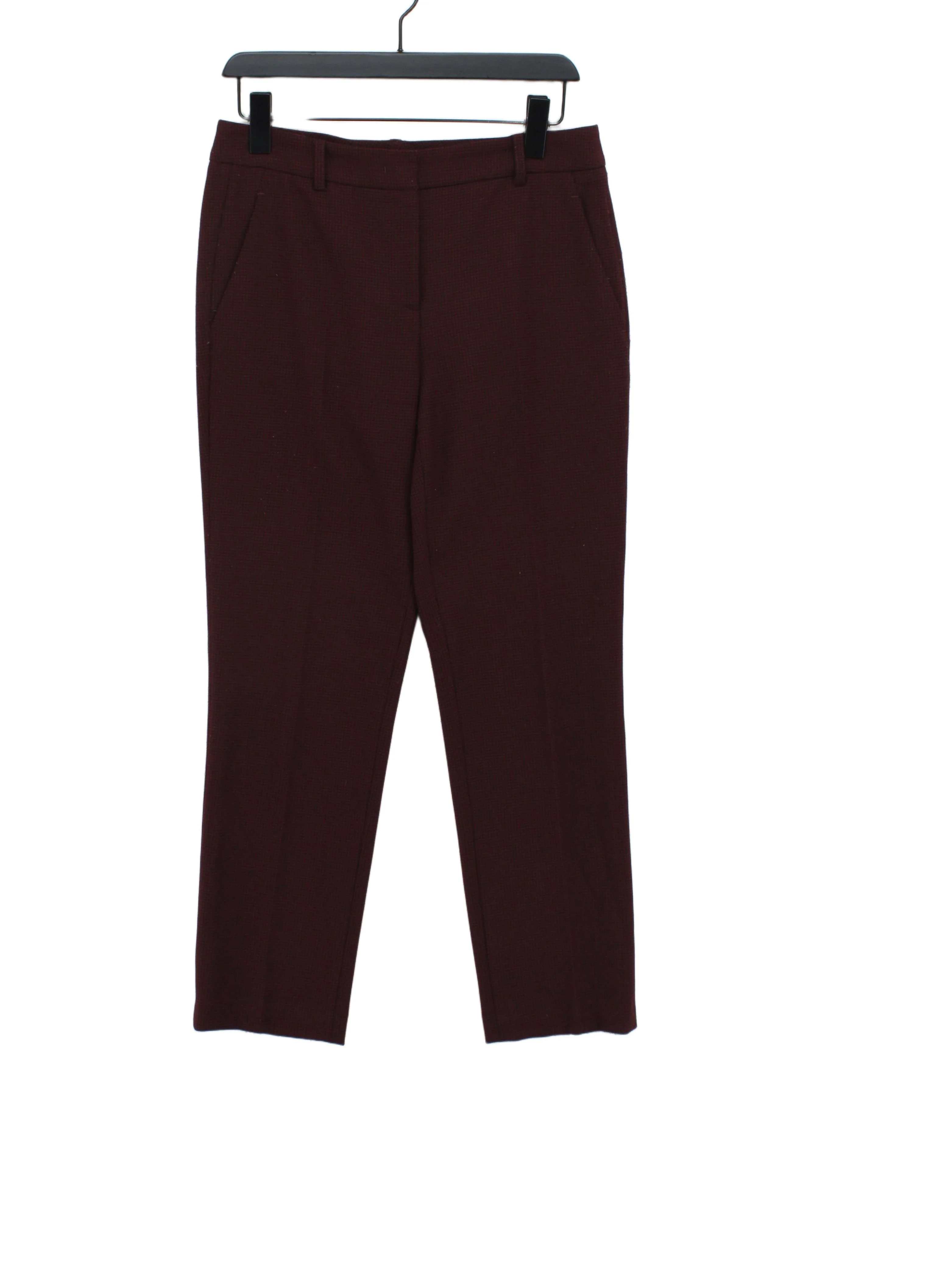Gerard Darel Women's Suit Trousers UK 10 Red Polyester