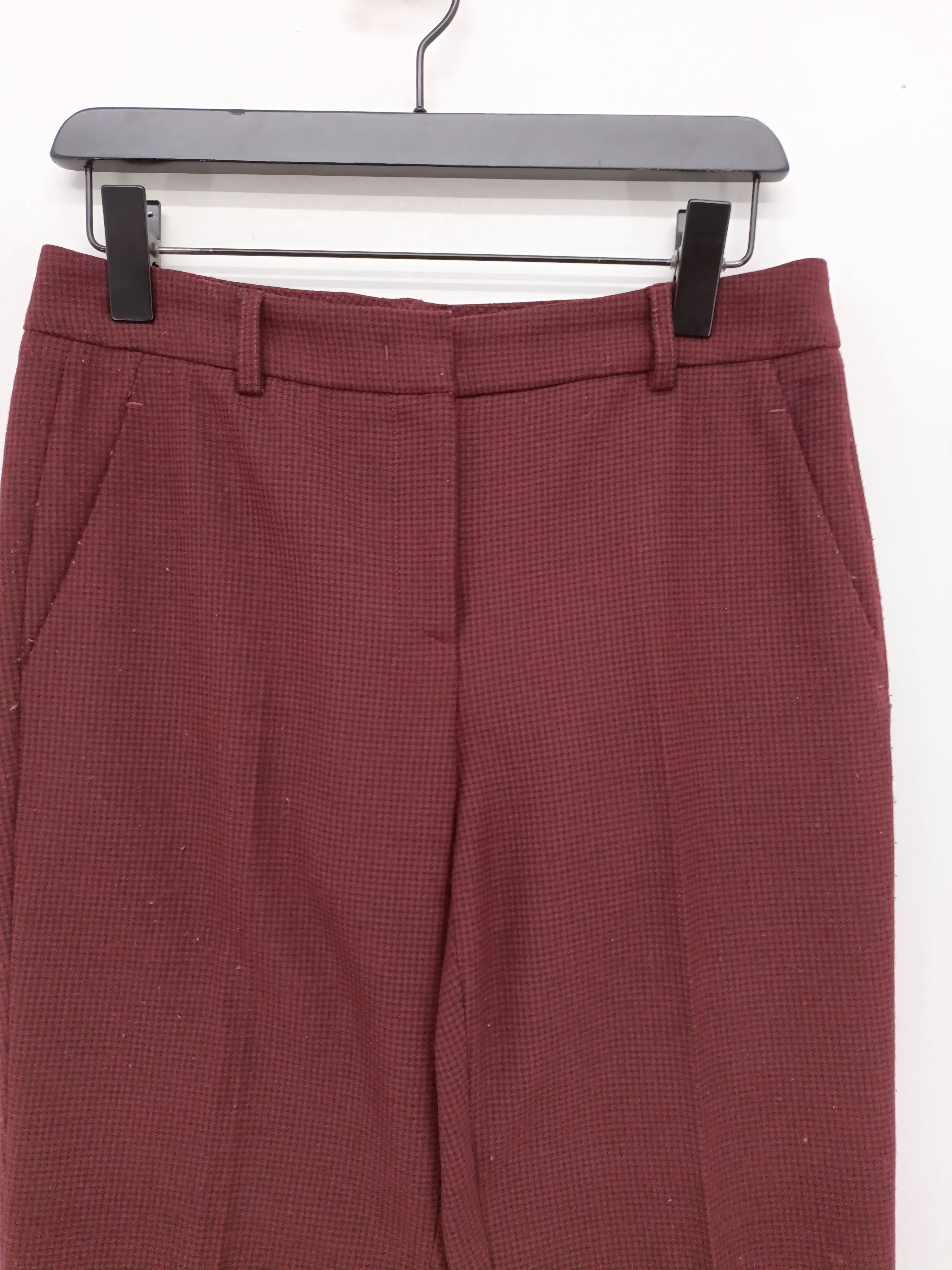 Gerard Darel Women's Suit Trousers UK 10 Red Polyester - Image 3