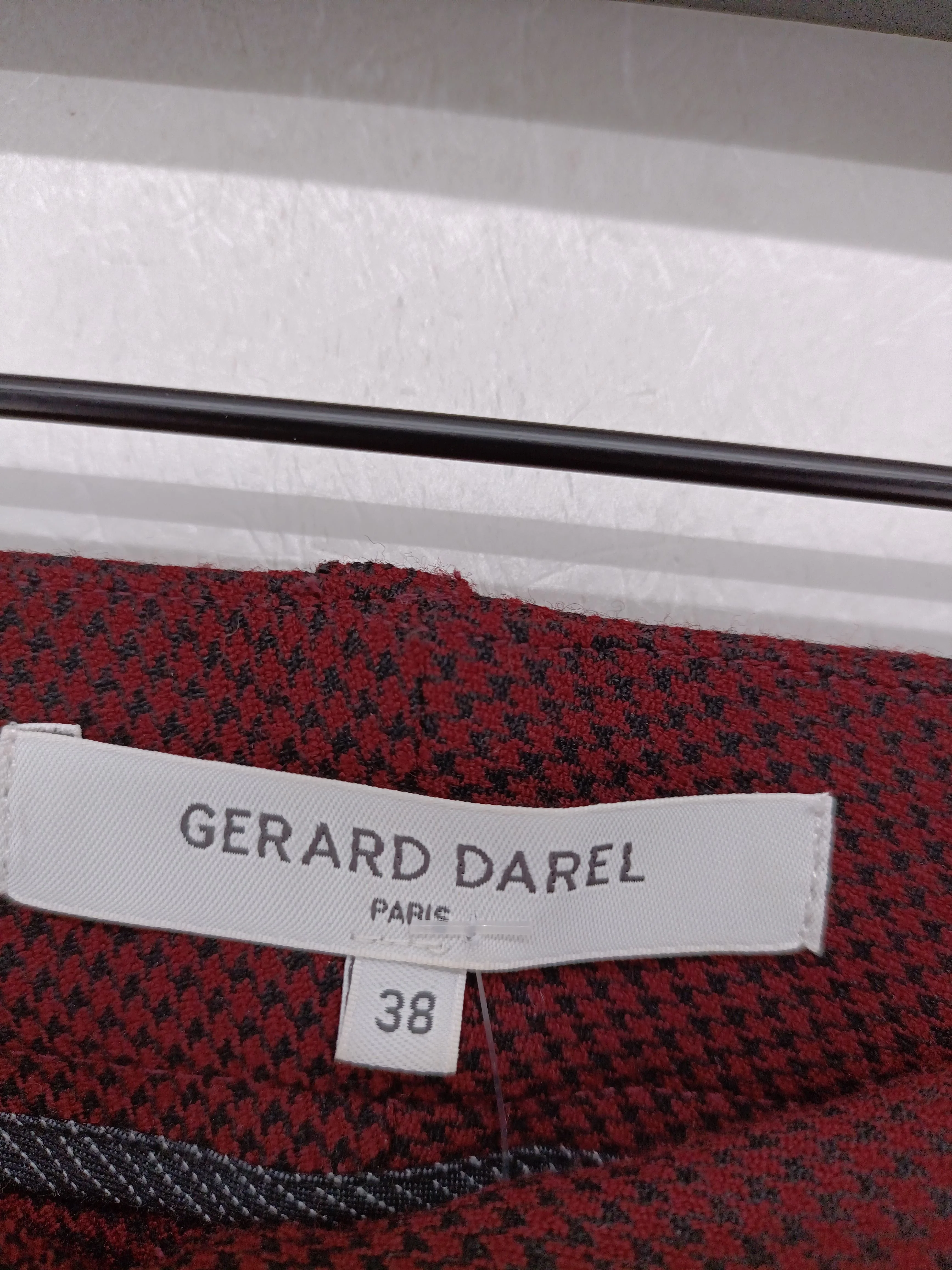 Gerard Darel Women's Suit Trousers UK 10 Red Polyester - Image 7