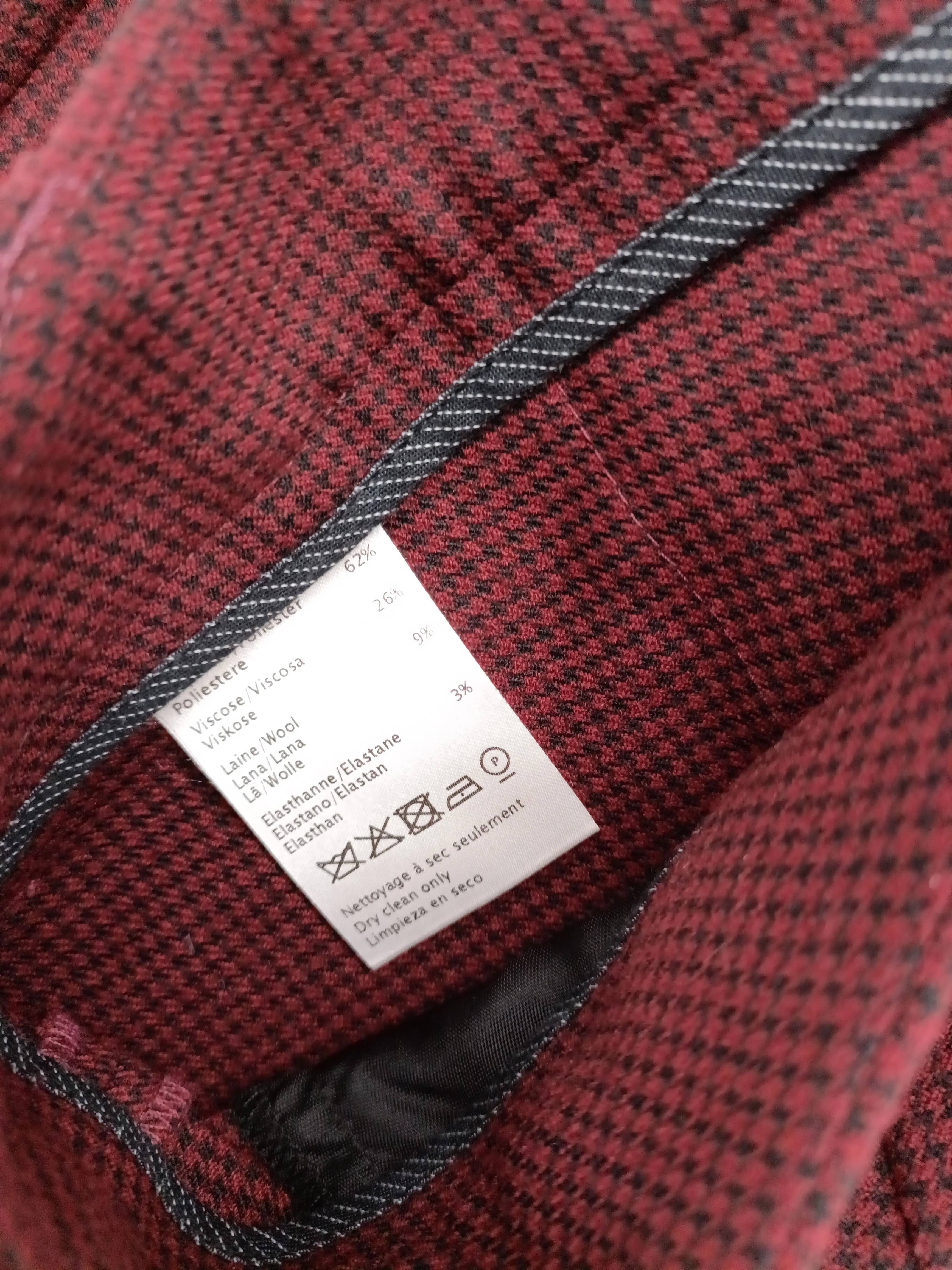 Gerard Darel Women's Suit Trousers UK 10 Red Polyester - Image 8