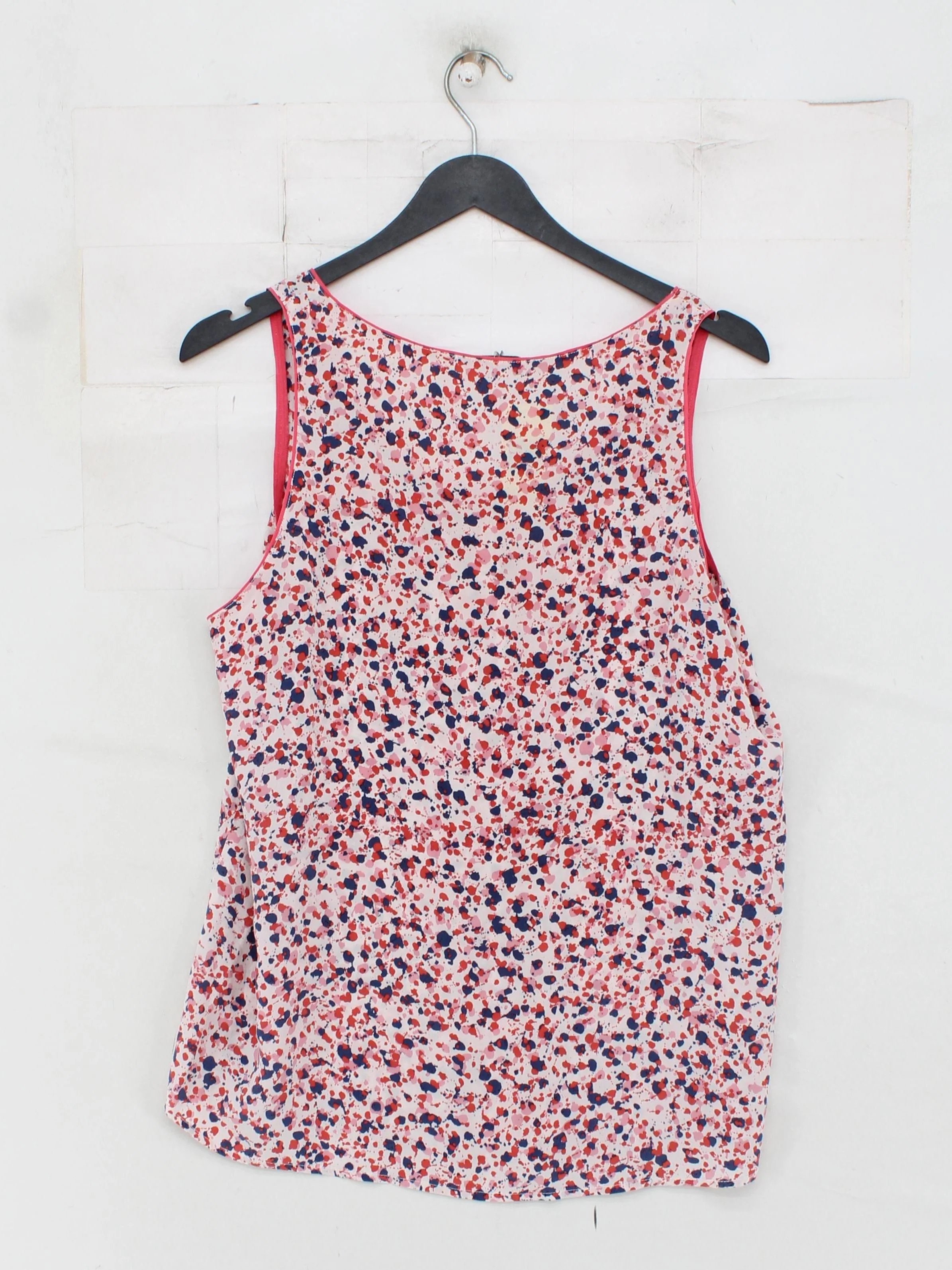 Gerard Darel Women's Top M Multi 100% Silk Sleeveless Round Neck Basic - Image 2