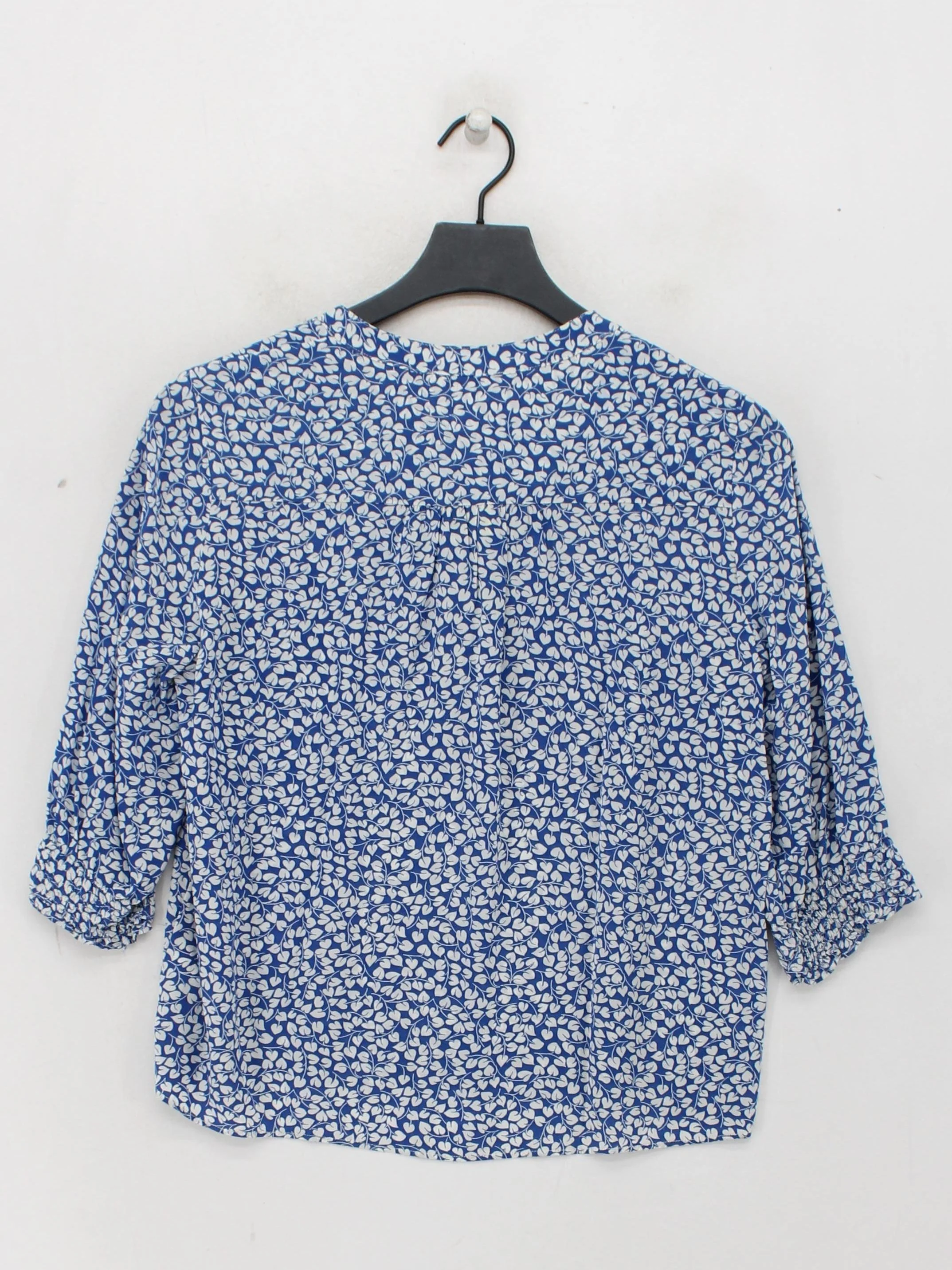 Gerard Darel Women's Top UK 10 Blue 100% Viscose Basic - Image 2