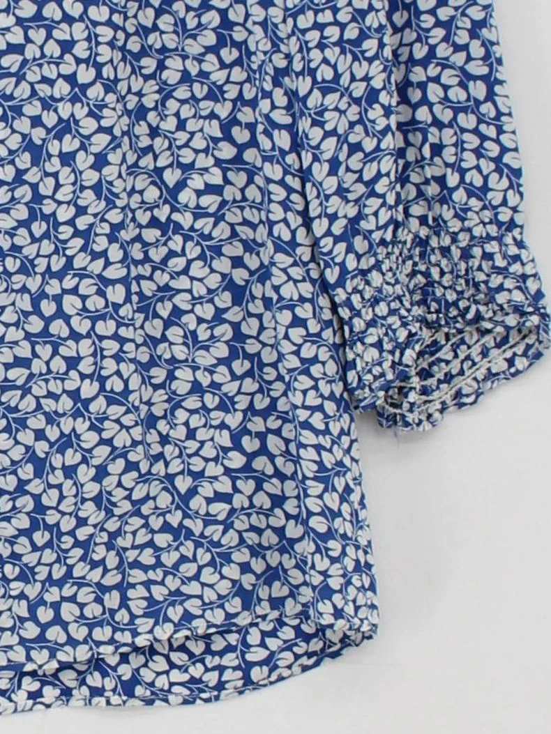 Gerard Darel Women's Top UK 10 Blue 100% Viscose Basic - Image 4