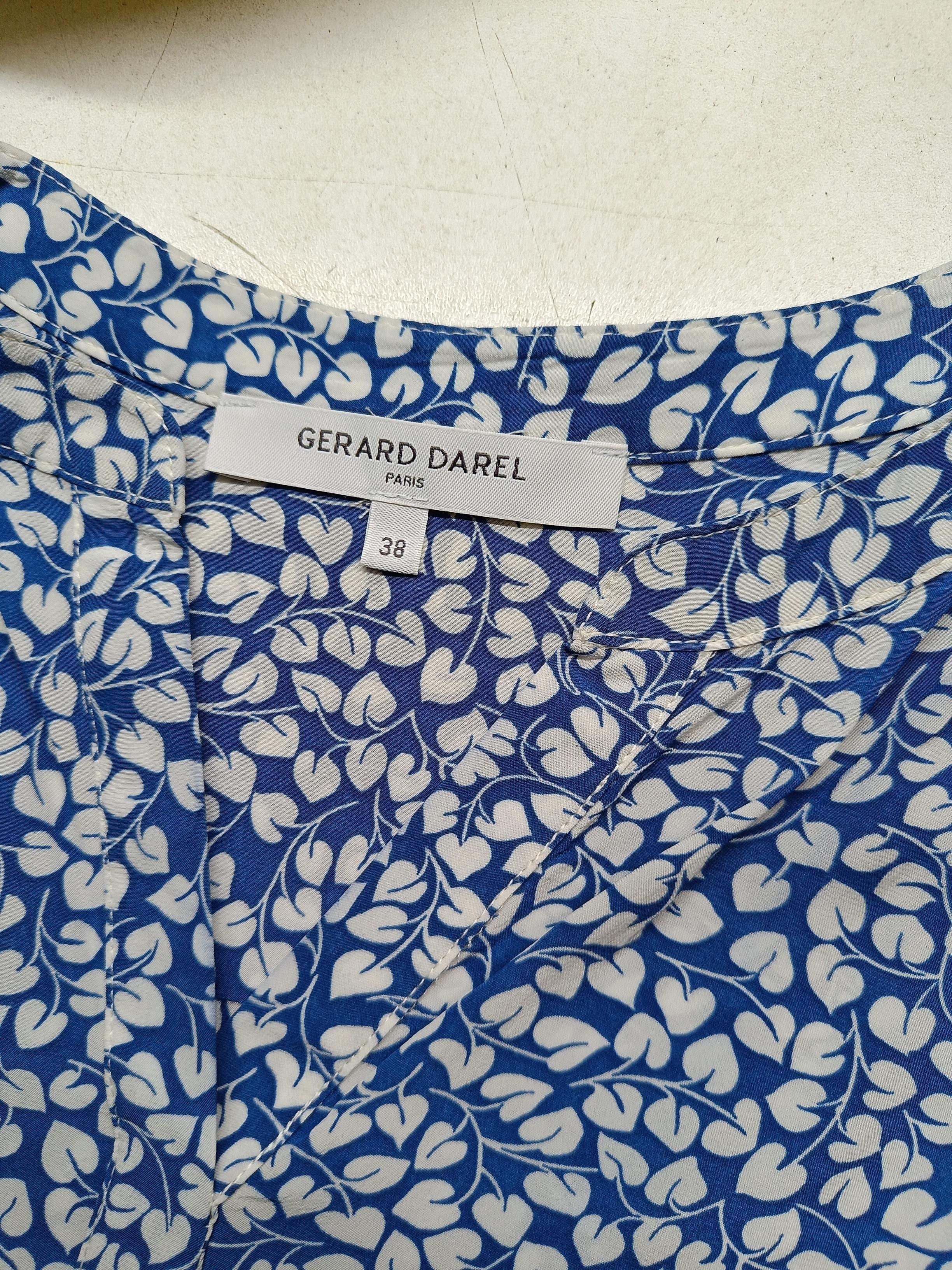 Gerard Darel Women's Top UK 10 Blue 100% Viscose Basic - Image 5