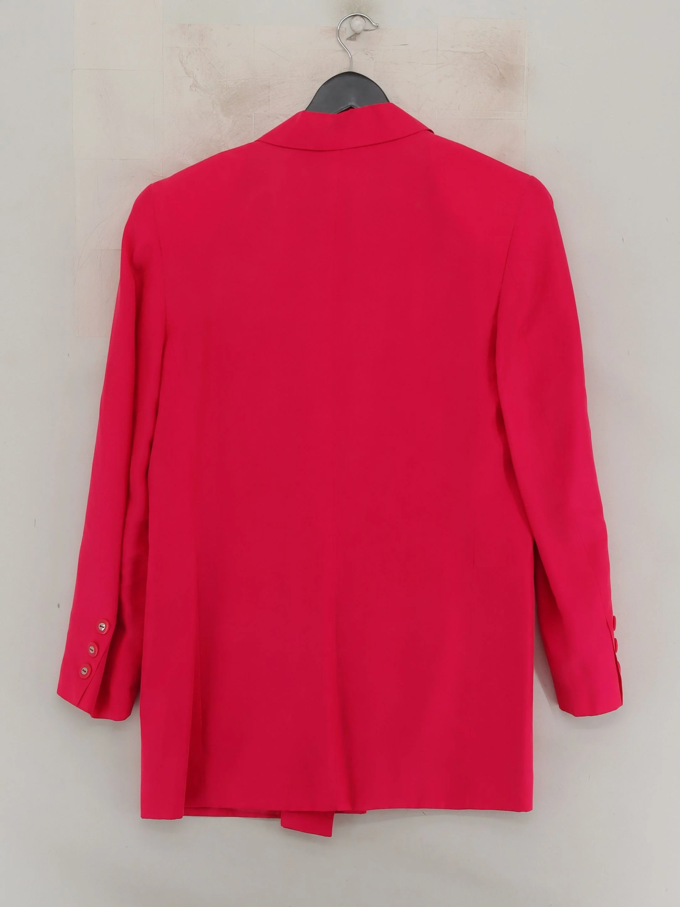 Gerry Weber Women's Blazer UK 10 Pink Silk with Acetate Overcoat - Image 2