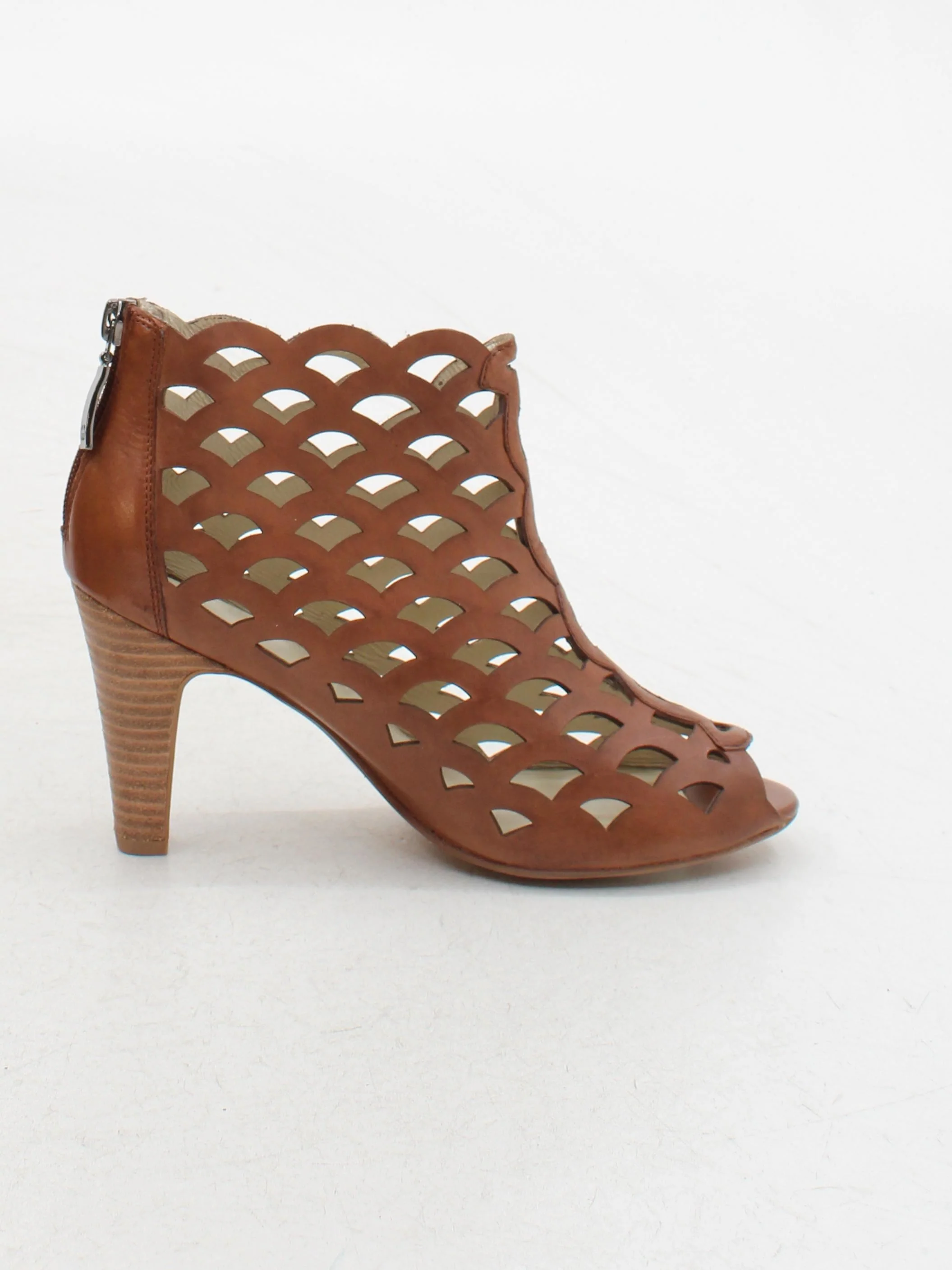Gerry Weber Women's Boots UK 5 Tan 100% Leather Combat - Image 5