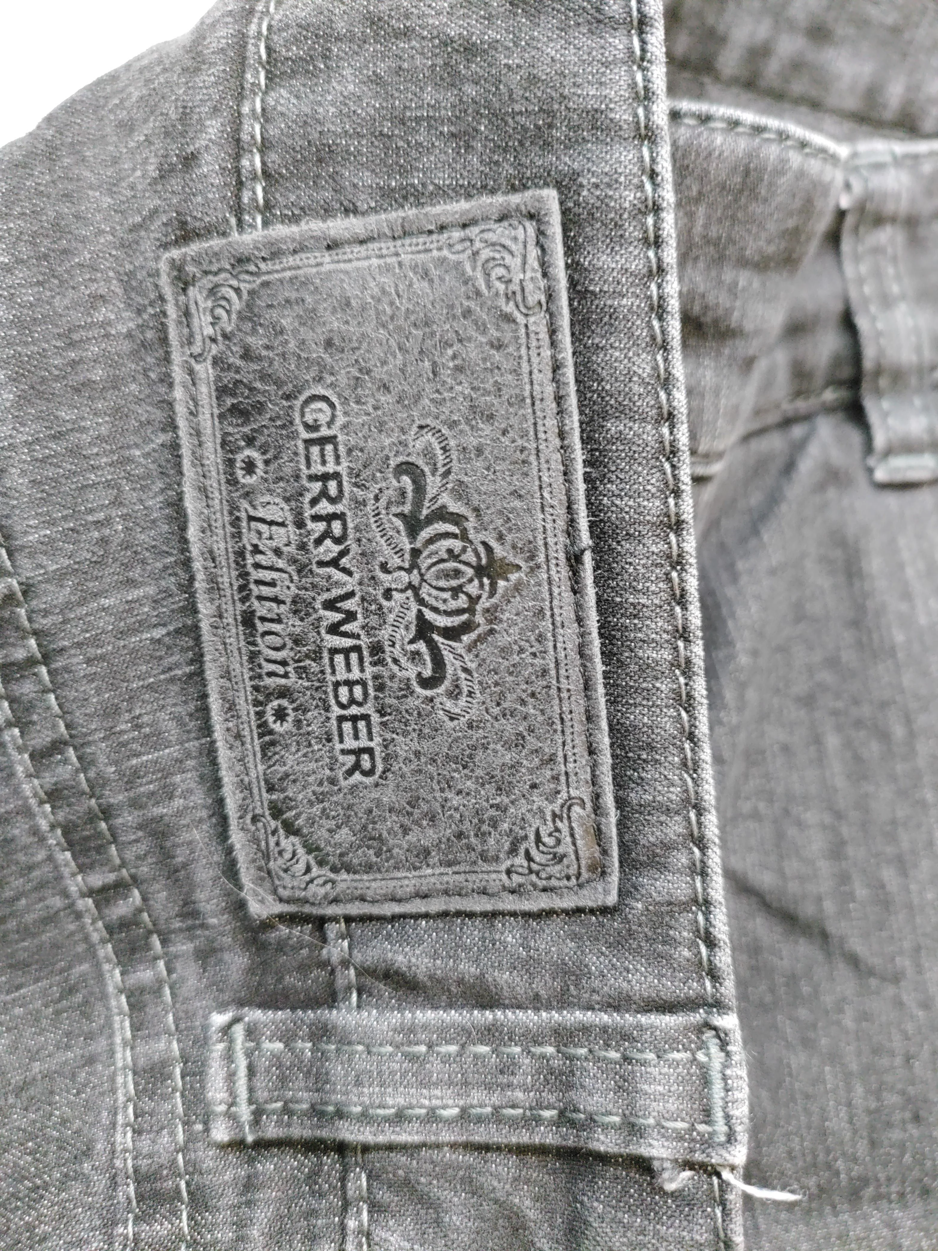 Gerry Weber Women's Jeans UK 14 Black Polyester with Cotton Straight - Image 5