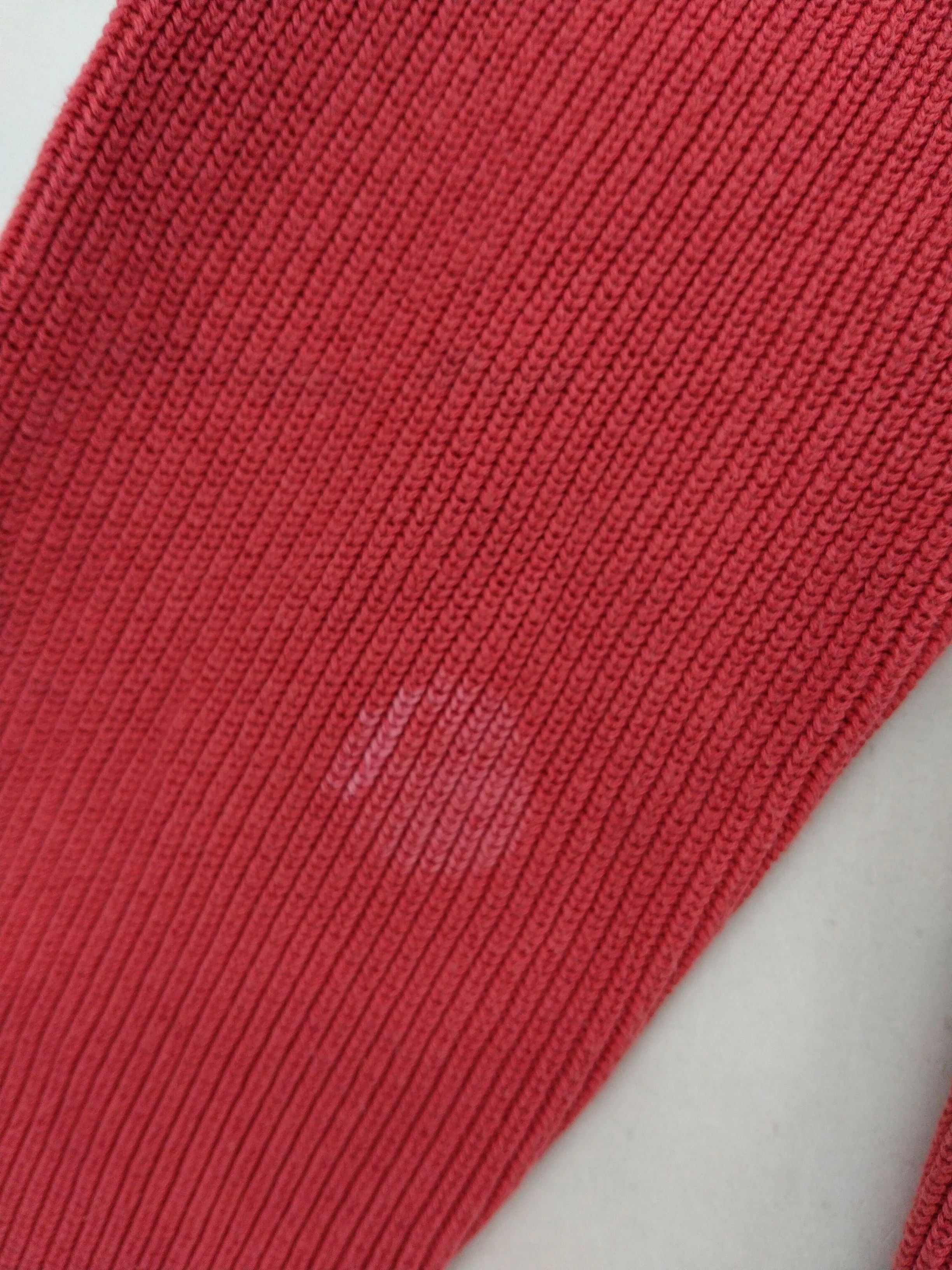 Gerry Weber Women's Jumper UK 12 Red 100% Cotton Crew Neck Pullover - Image 5