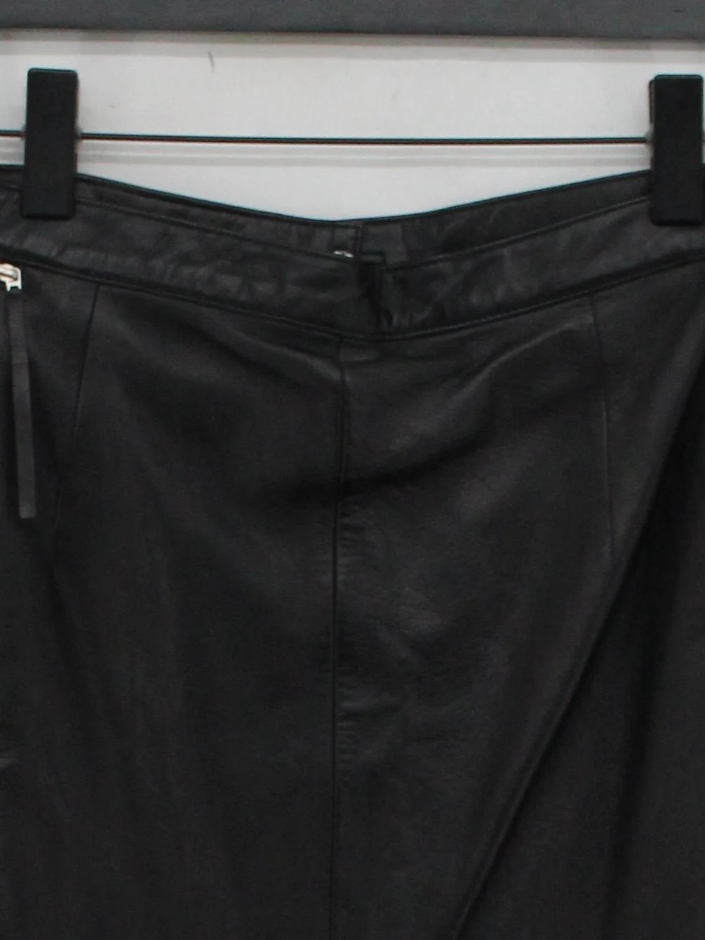 Gerry Weber Women's Maxi Skirt M Black Leather with Acetate Long Maxi - Image 3