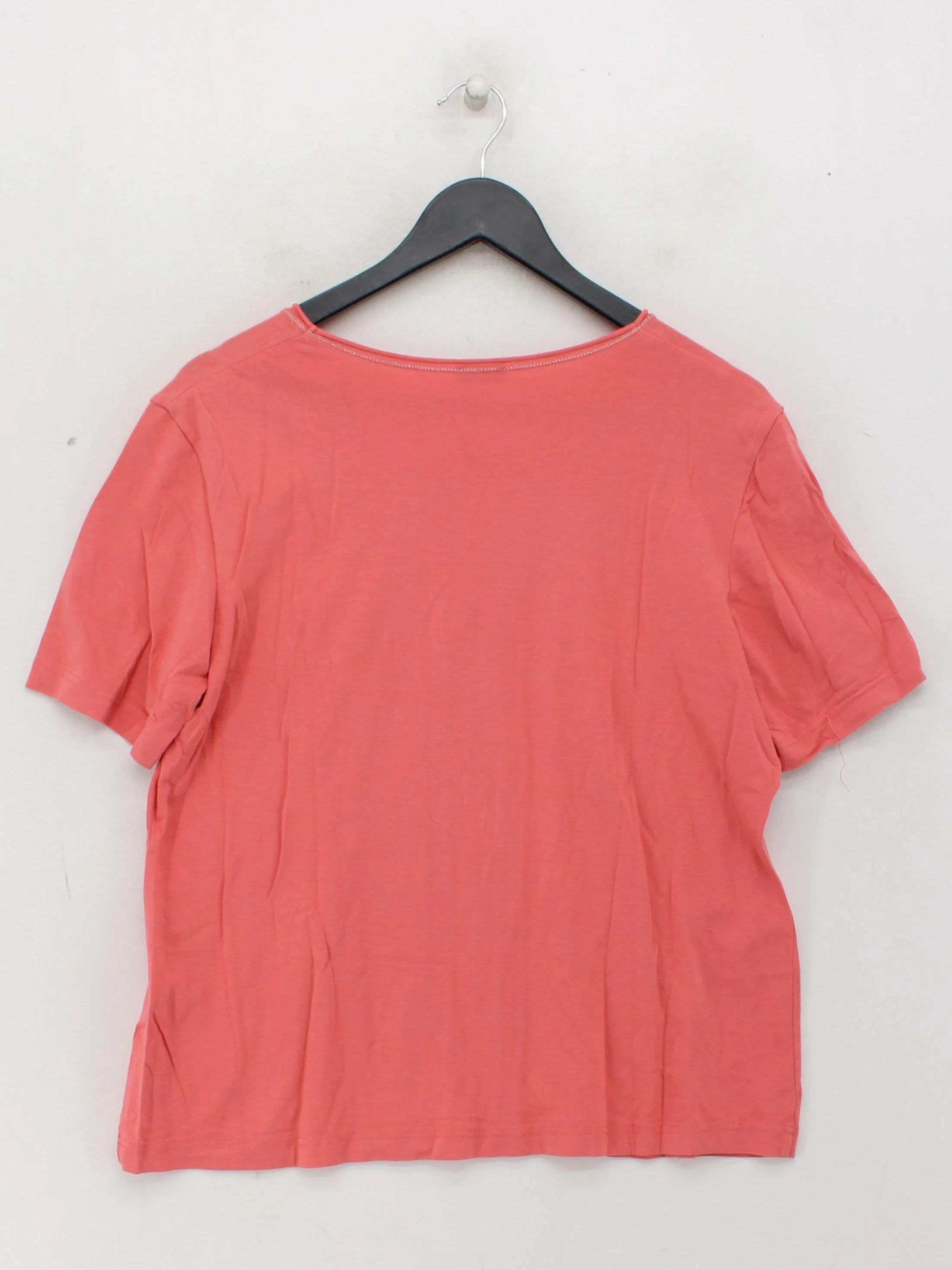 Gerry Weber Women's T-Shirt M Pink Cotton with Elastane, Lyocell Modal Basic - Image 2