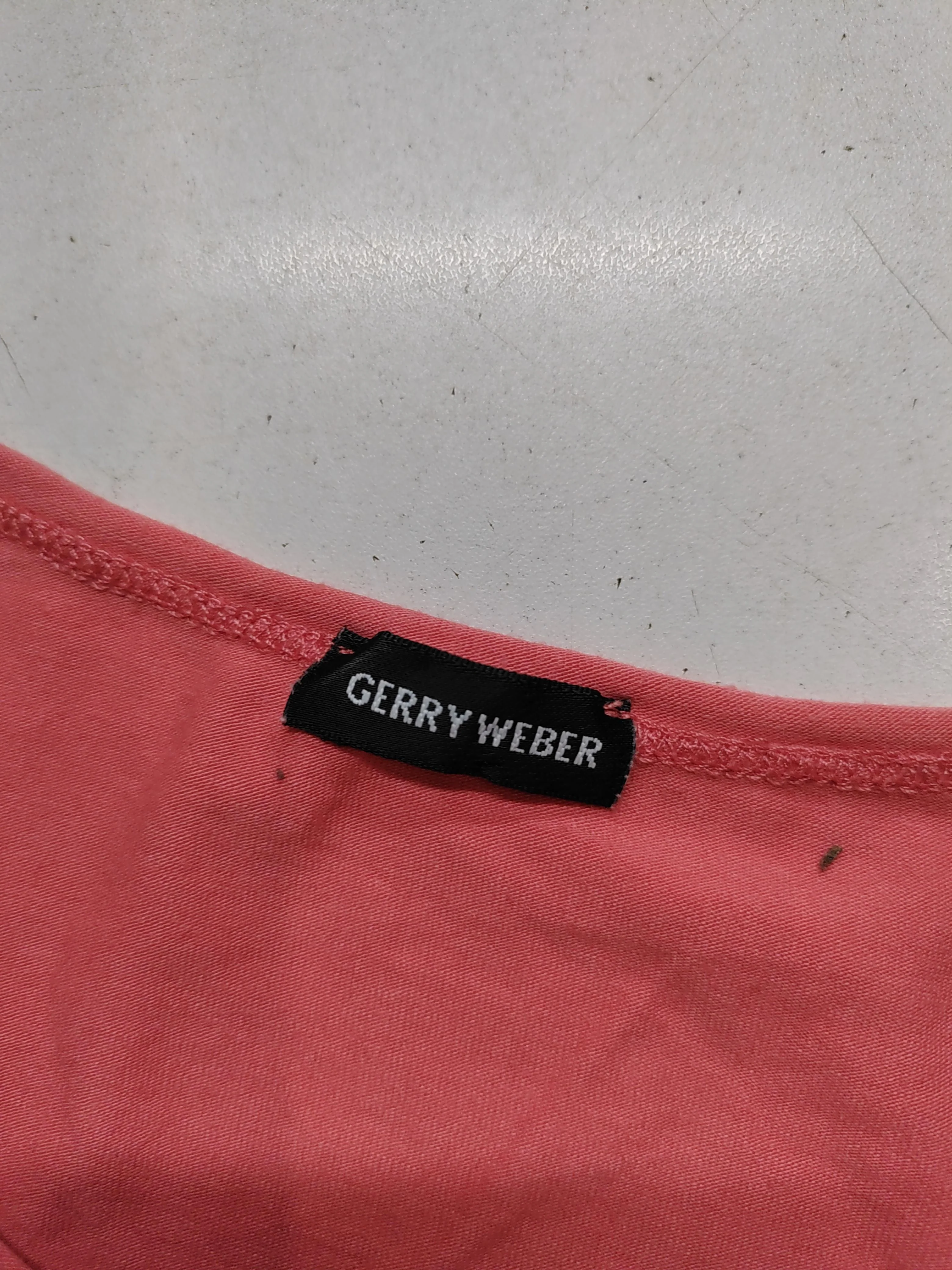Gerry Weber Women's T-Shirt M Pink Cotton with Elastane, Lyocell Modal Basic - Image 6