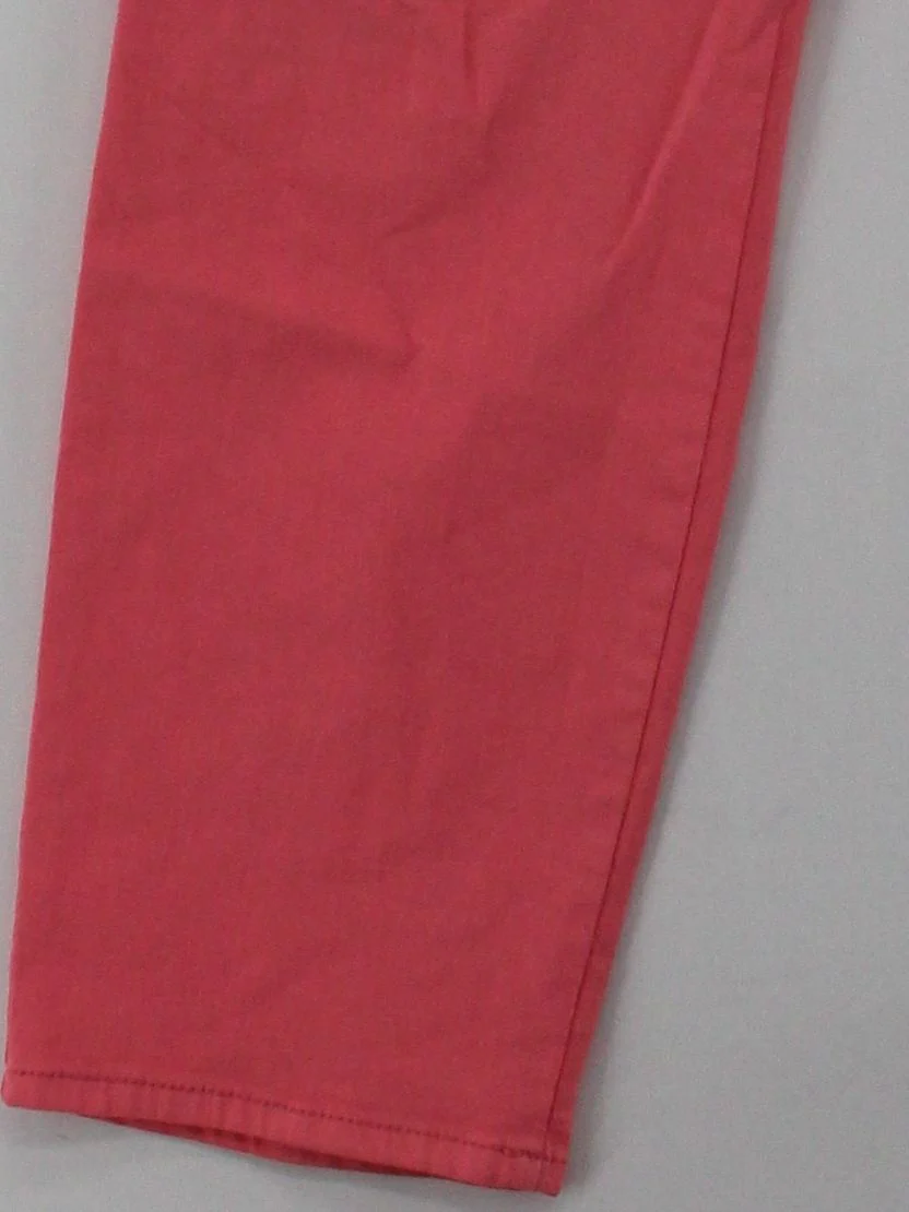 Gerry Weber Women's Trousers UK 16 Pink Cotton with Polyester, Elastane Capri - Image 4