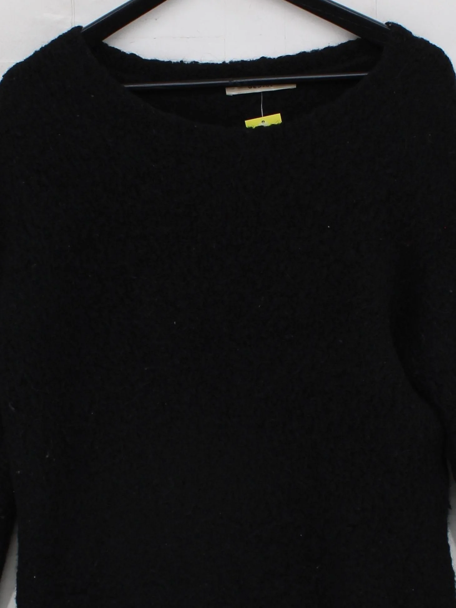 Gestuz Women's Jumper XS Black Acrylic with Polyamide, Elastane, Angora Pullover - Image 3