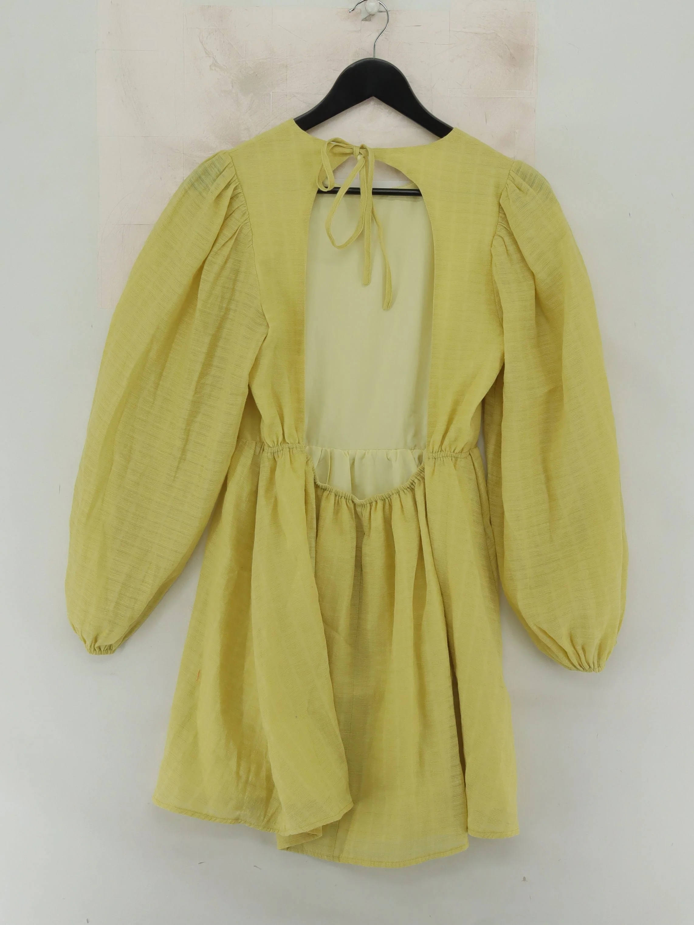 Ghospell A-Line Mini Dress M in Yellow - Image 2