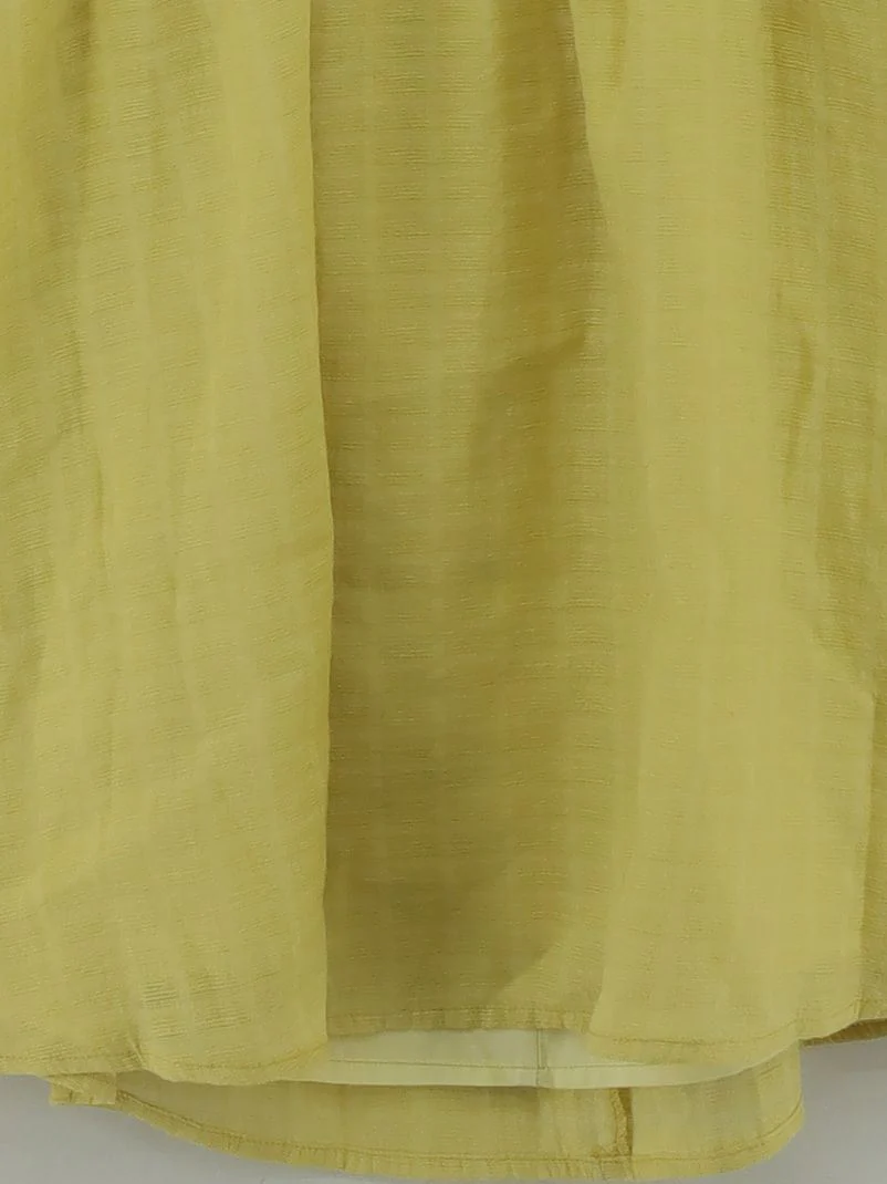 Ghospell A-Line Mini Dress M in Yellow - Image 4