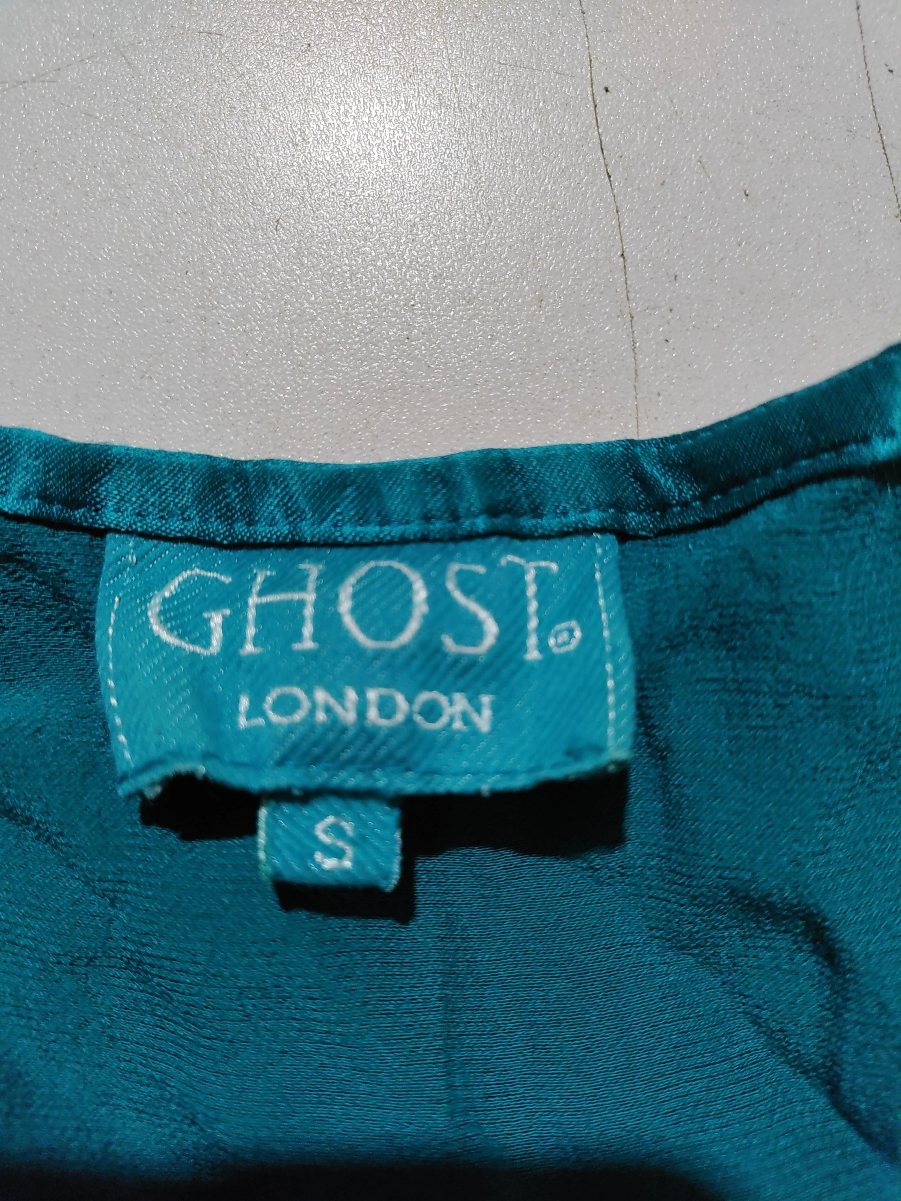 Ghost A-Line Mini Dress UK8 in Green - Image 5