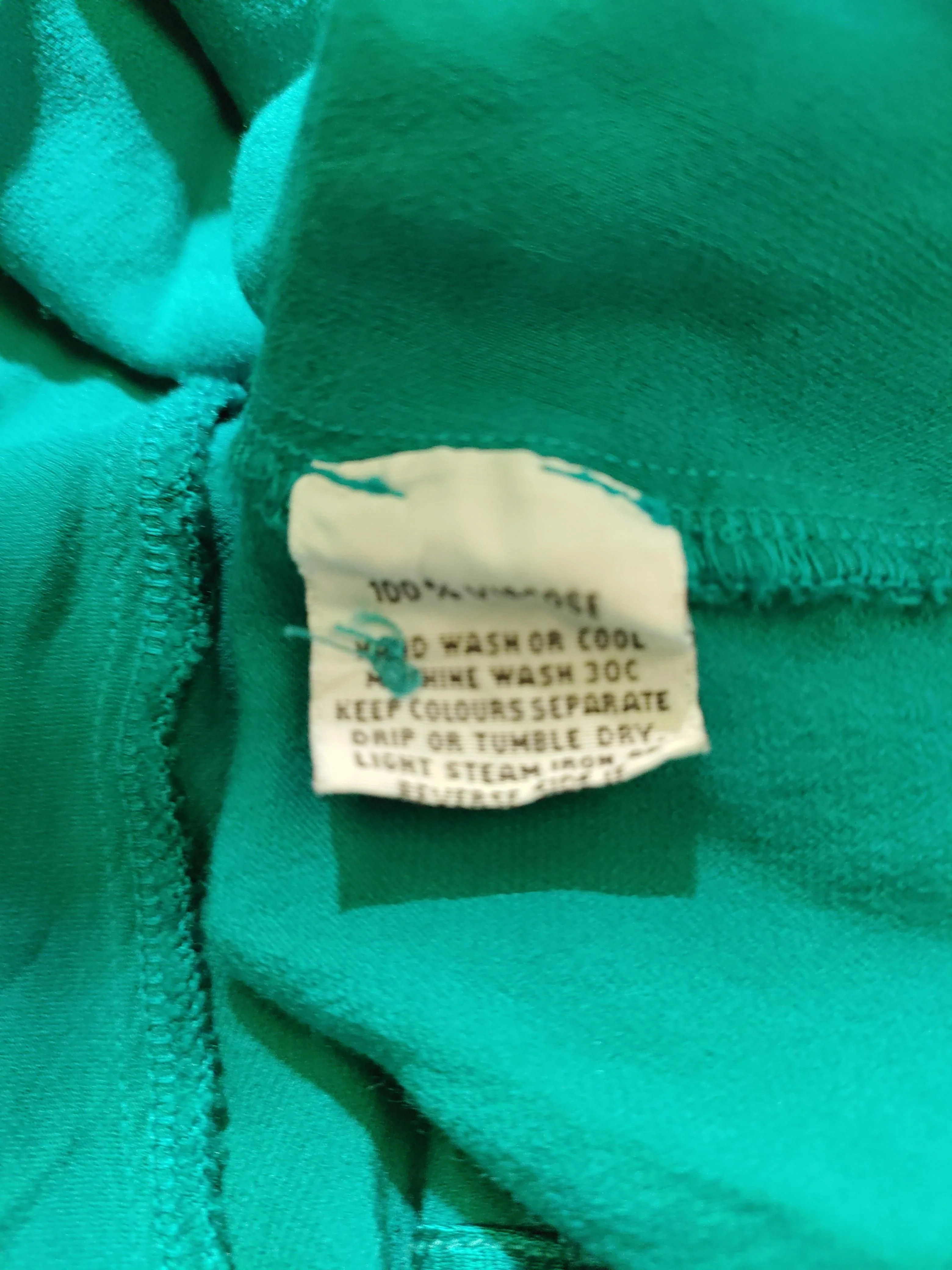 Ghost A-Line Mini Dress UK8 in Green - Image 6