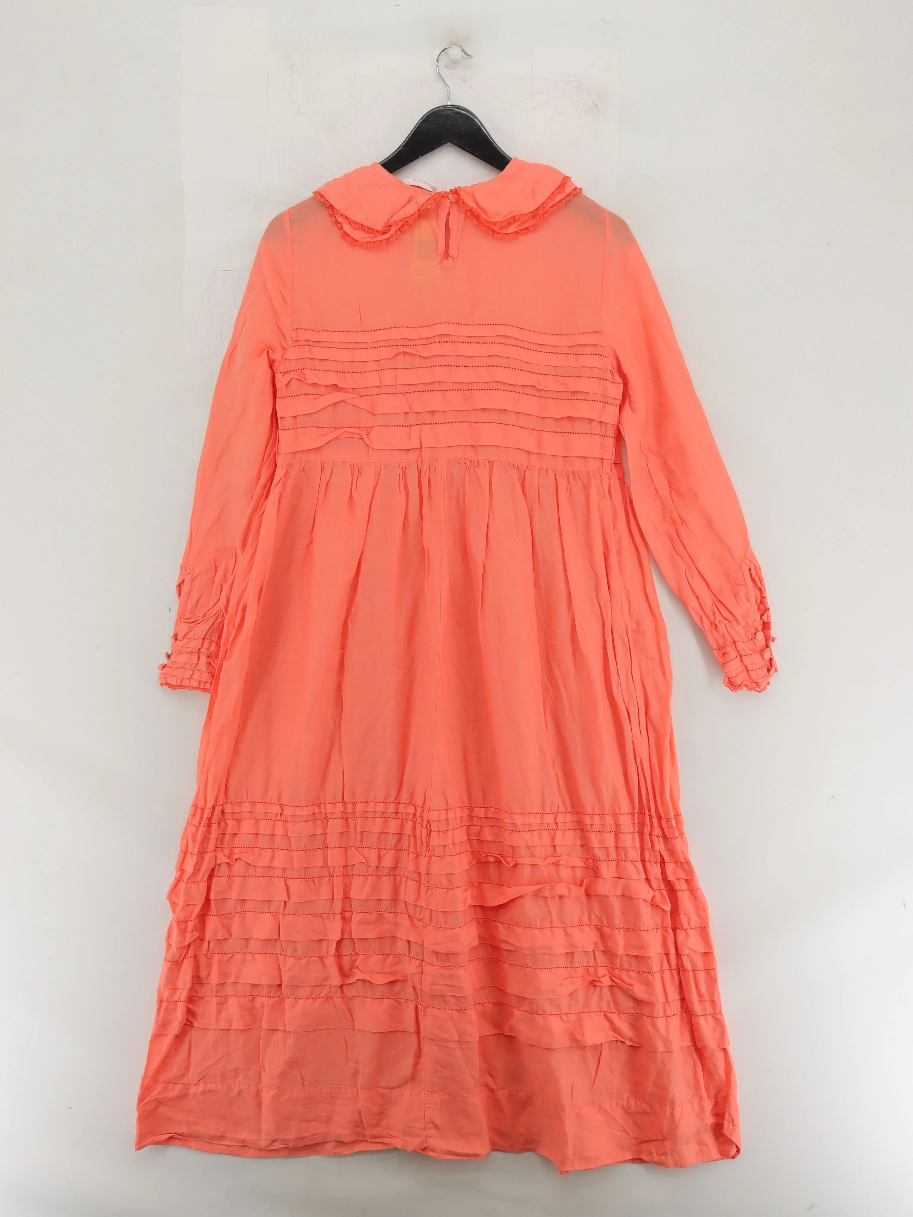 Ghost London Shirt Midi Dress XS in Orange - Image 2