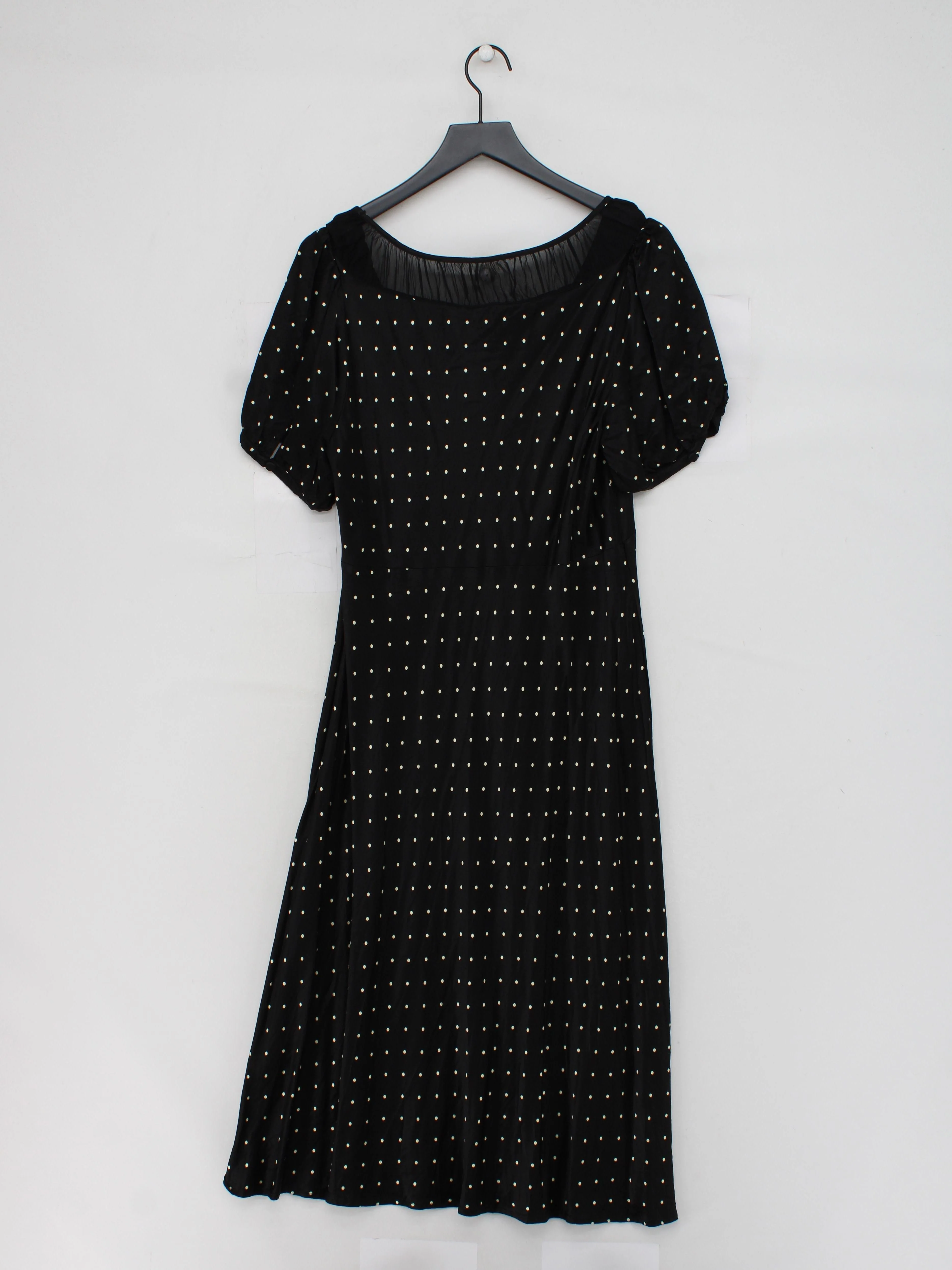 Ghost London T-Shirt Midi Dress UK16 in Black - Image 2