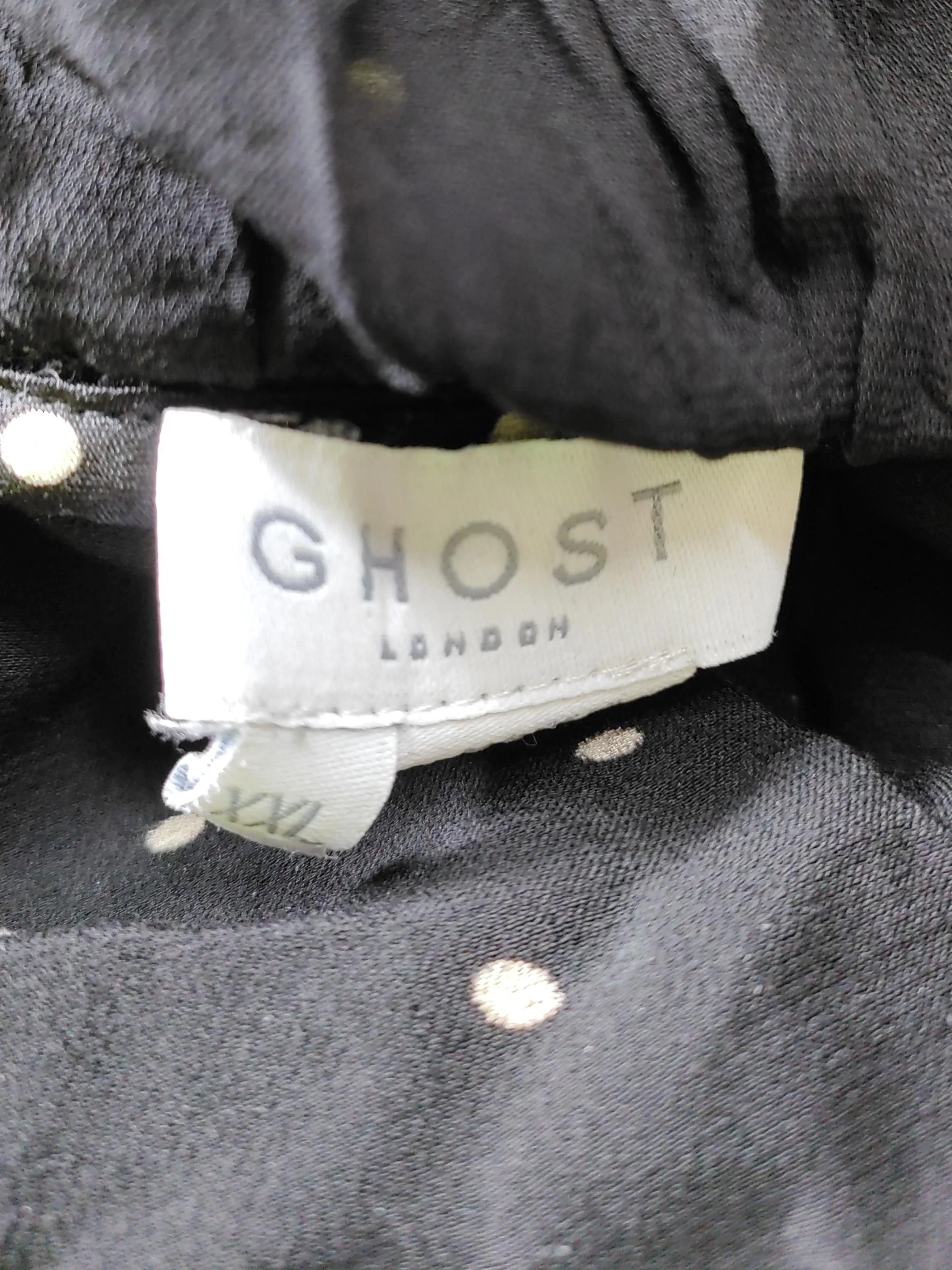 Ghost London T-Shirt Midi Dress UK16 in Black - Image 5
