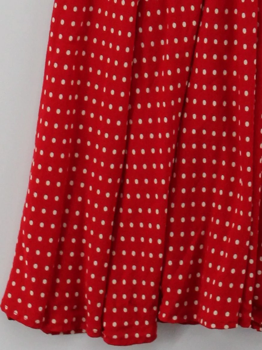 Ghost London Wrap Midi Dress UK16 in Red - Image 4