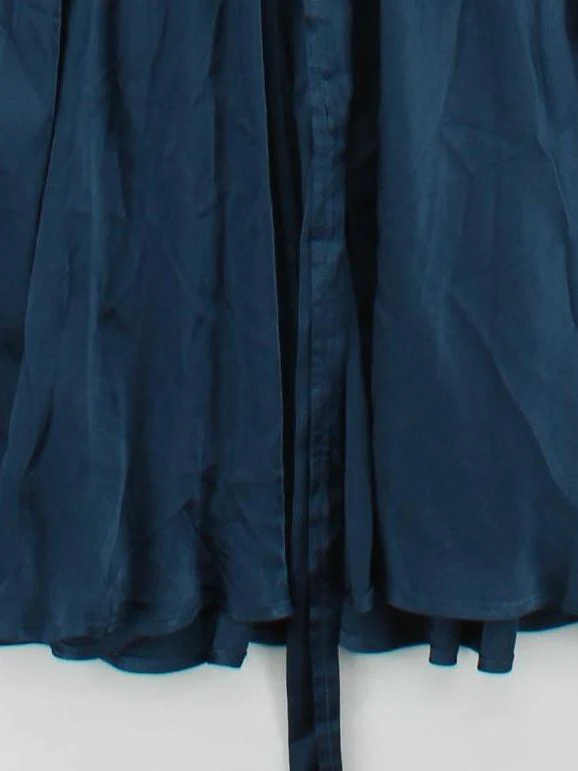 Ghost London Wrap Midi Dress XL in Blue - Image 4