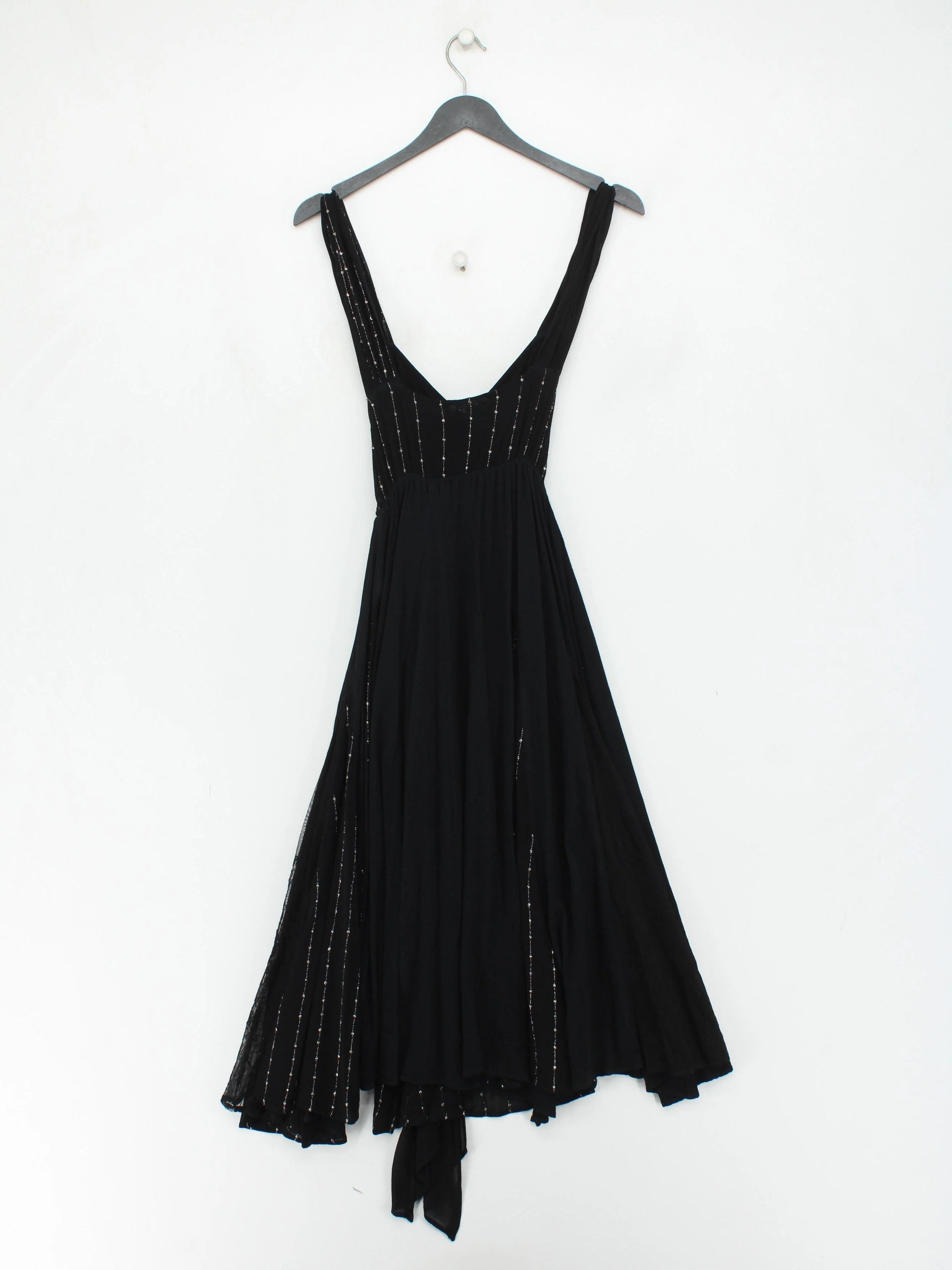 Ghost Slip Midi Dress UK8 in Black - Image 2