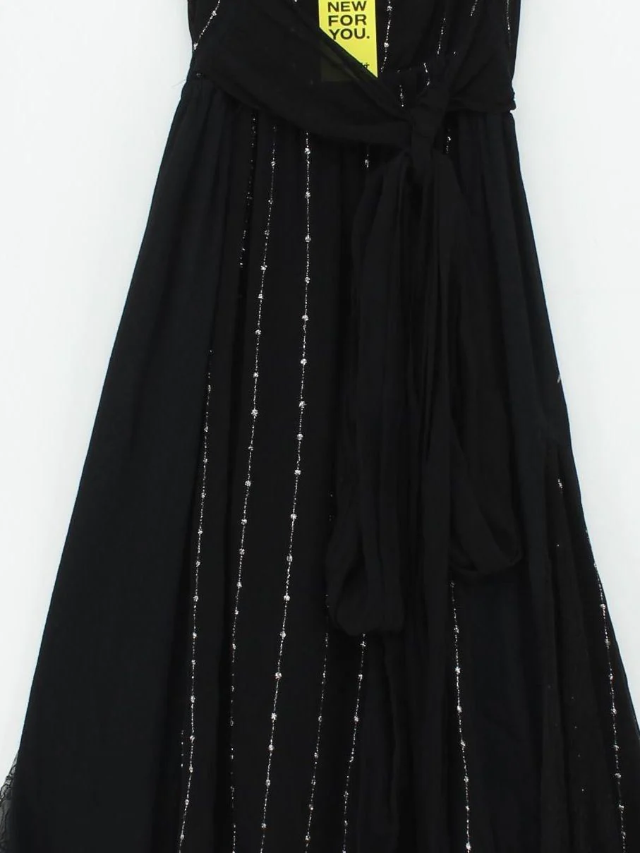 Ghost Slip Midi Dress UK8 in Black - Image 3