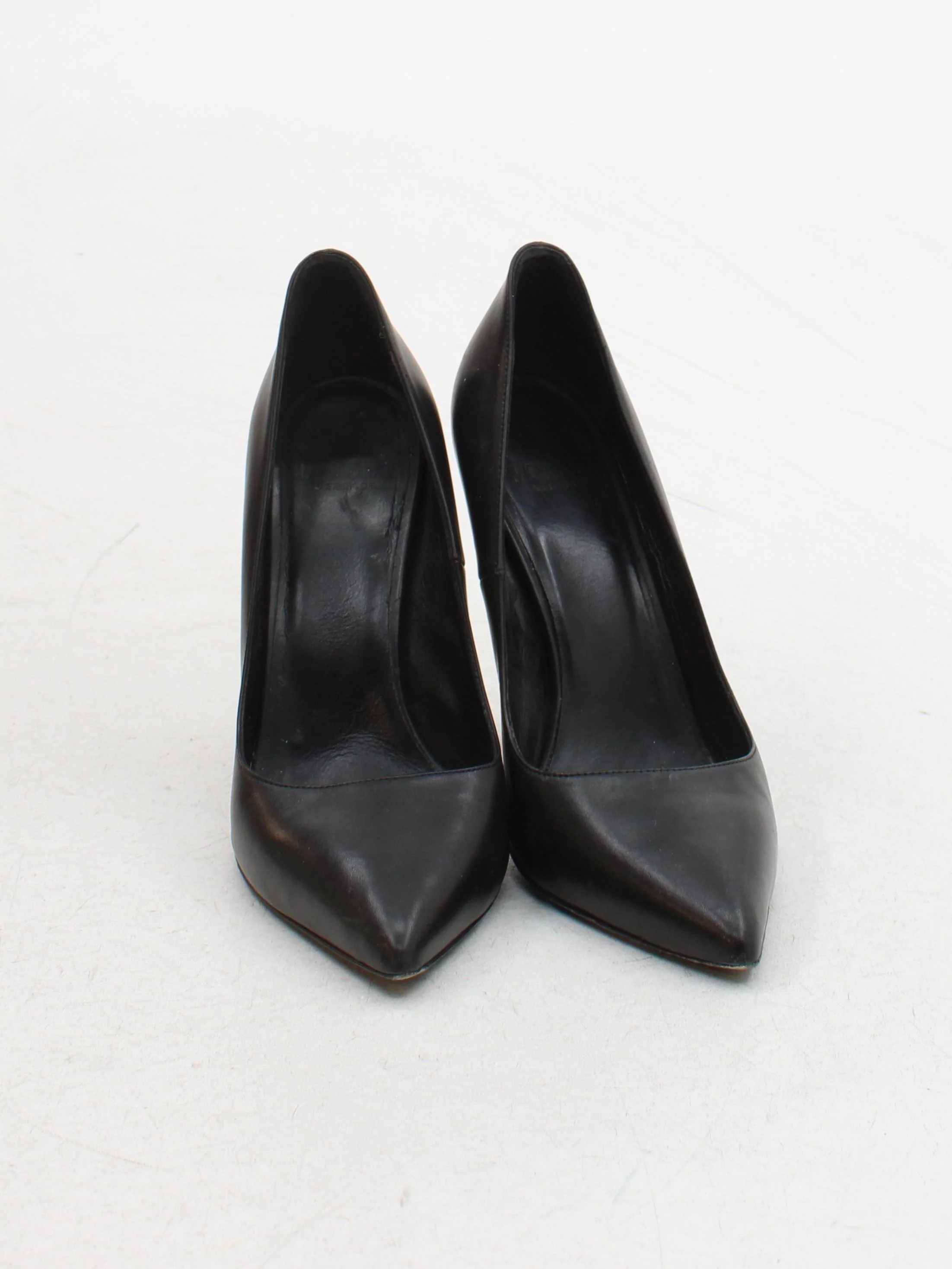 Gianni Versace Women's Heels UK 4 Black 100% Leather Court - Image 2