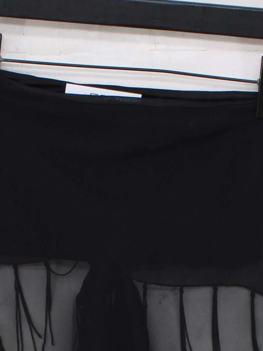 Giant Women's Top S Black Polyester with Elastane, Viscose Cropped - Image 3