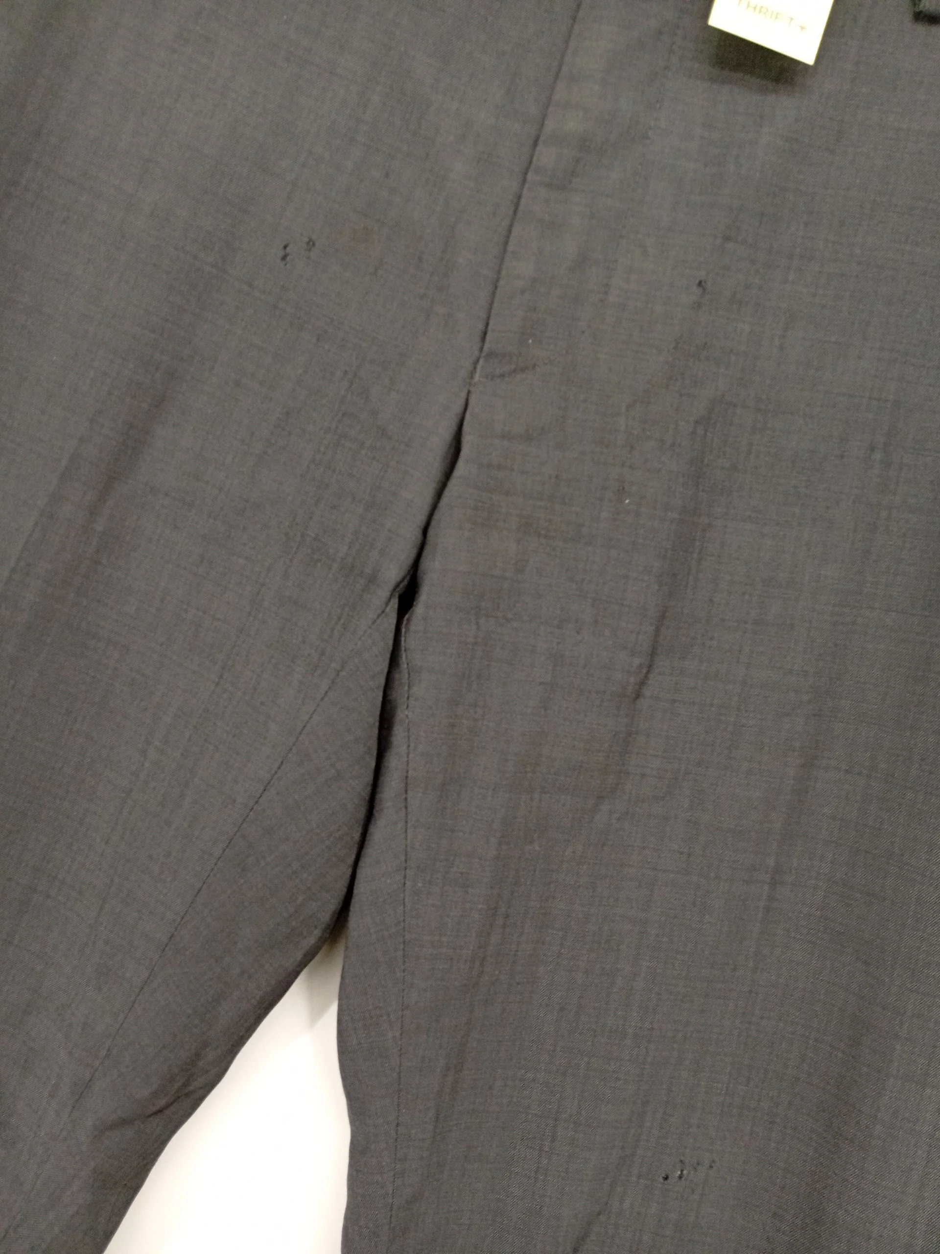 Gibson Men's Suit Trousers L Grey 100% Wool Straight Dress Pants - Image 5