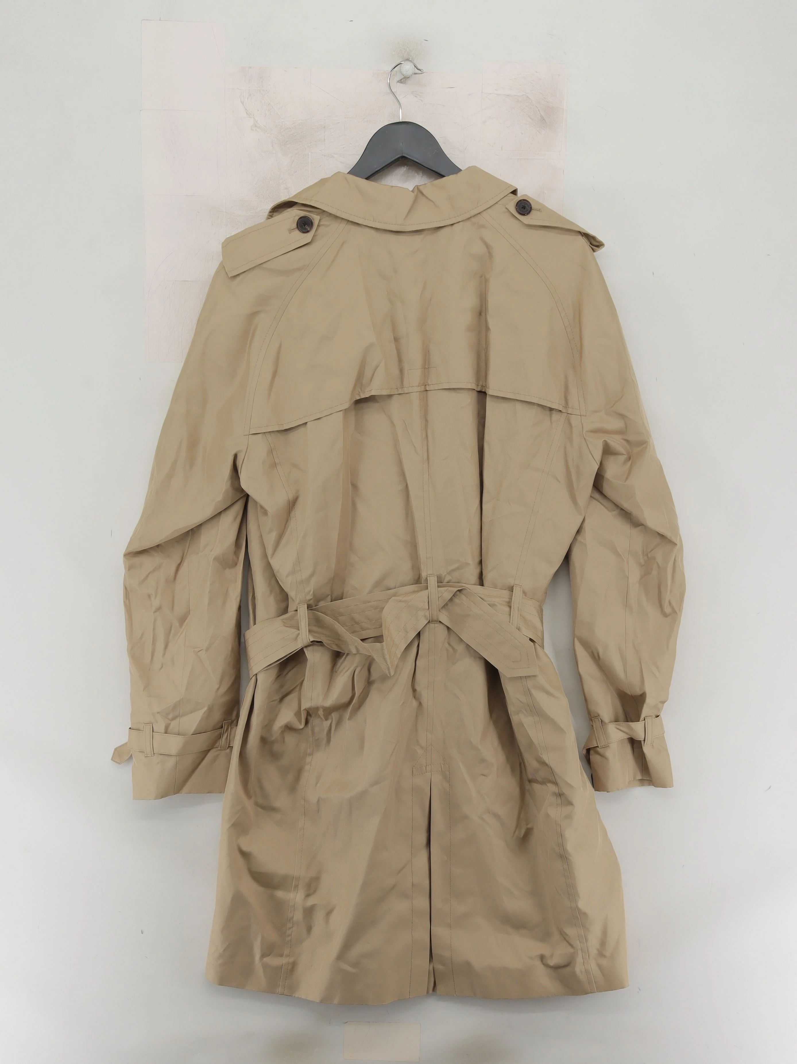 Gieves & Hawkes Men's Coat Chest: 42 in Tan 100% Other Trench Coat - Image 2